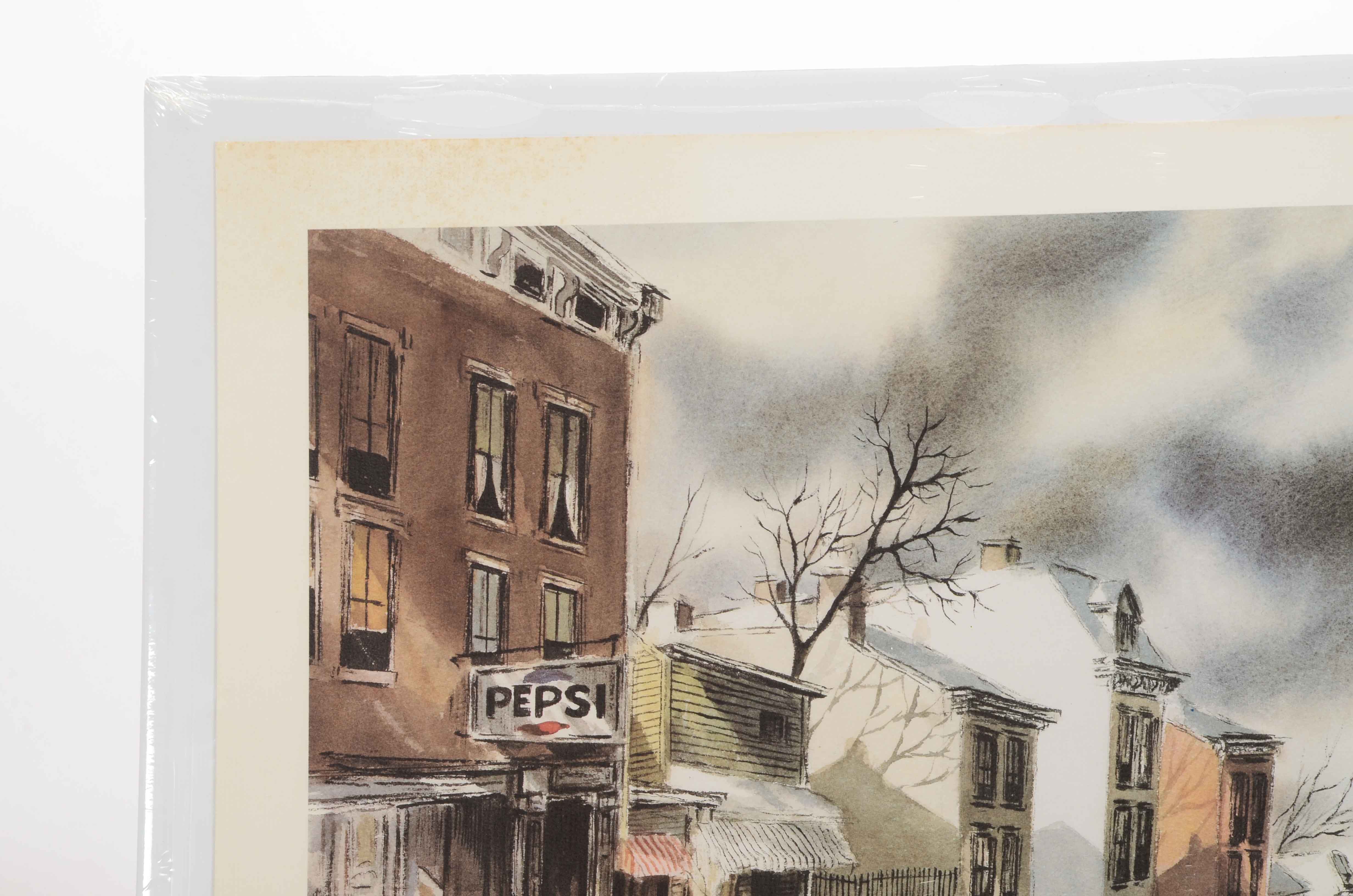 Robert Fabe Signed Offset Lithograph after "March Morning"