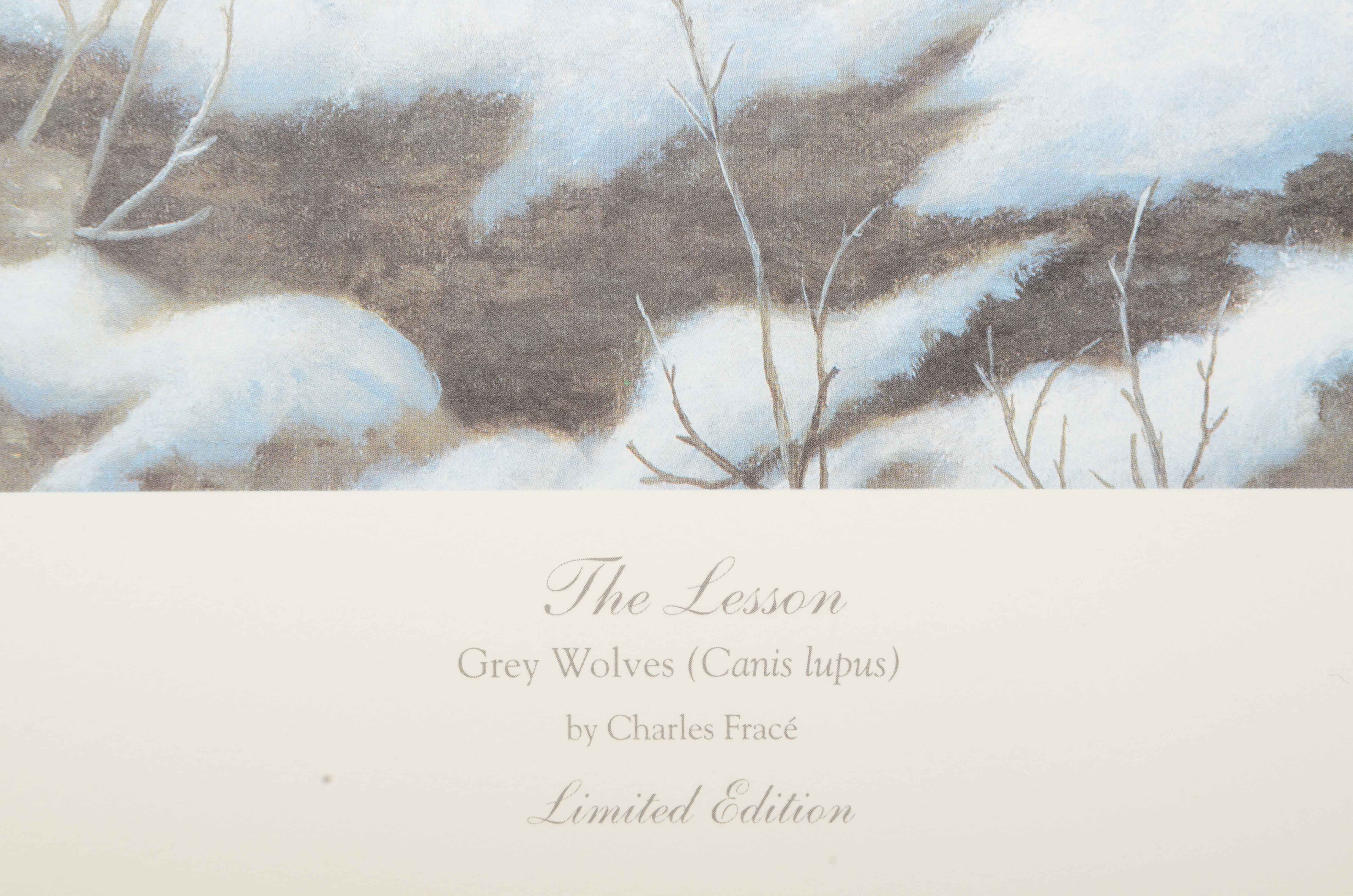 Charles Fracé Signed Limited Edition Offset Lithograph "The Lesson"