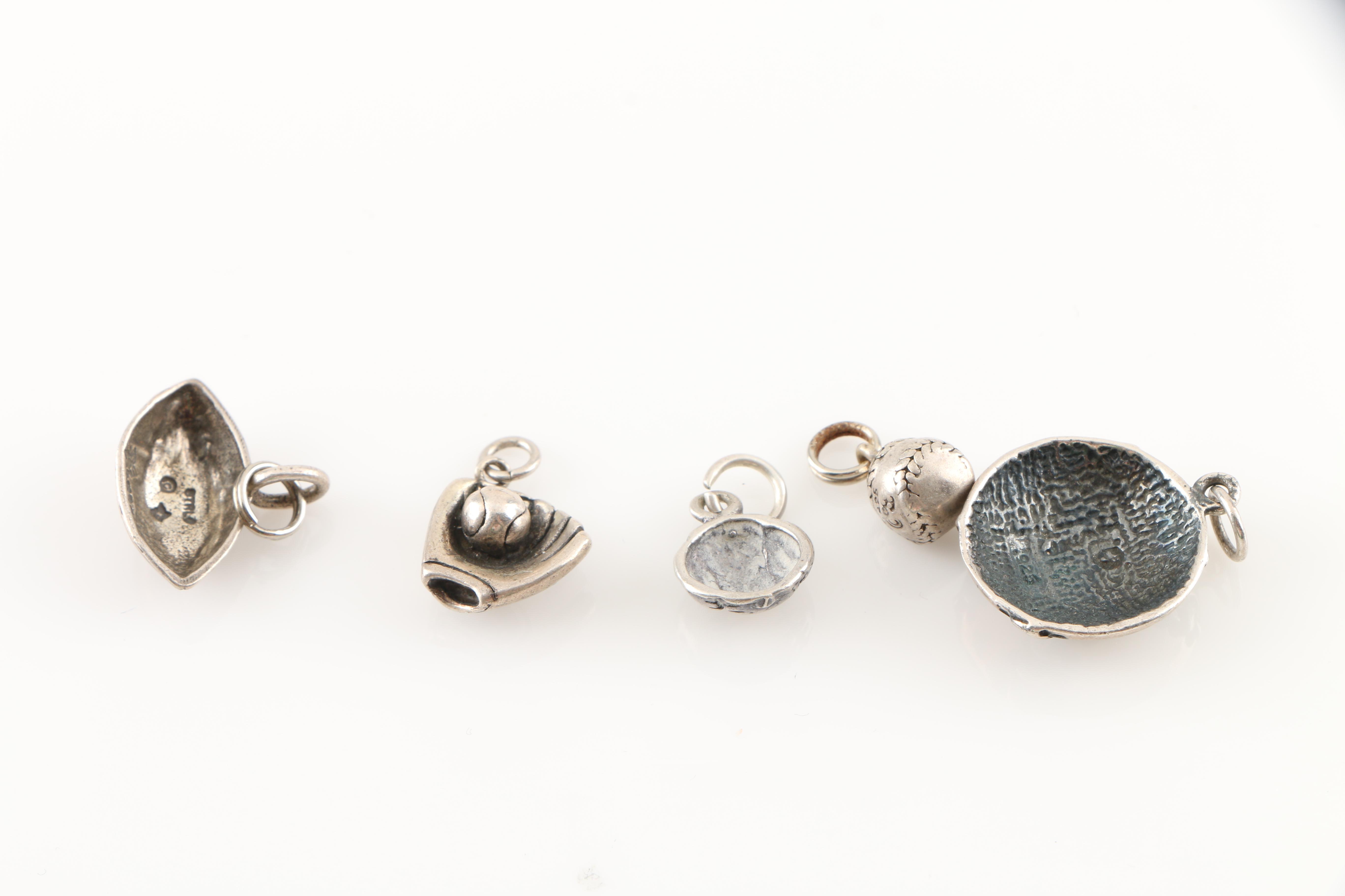 Sterling Silver Bracelets and Charms