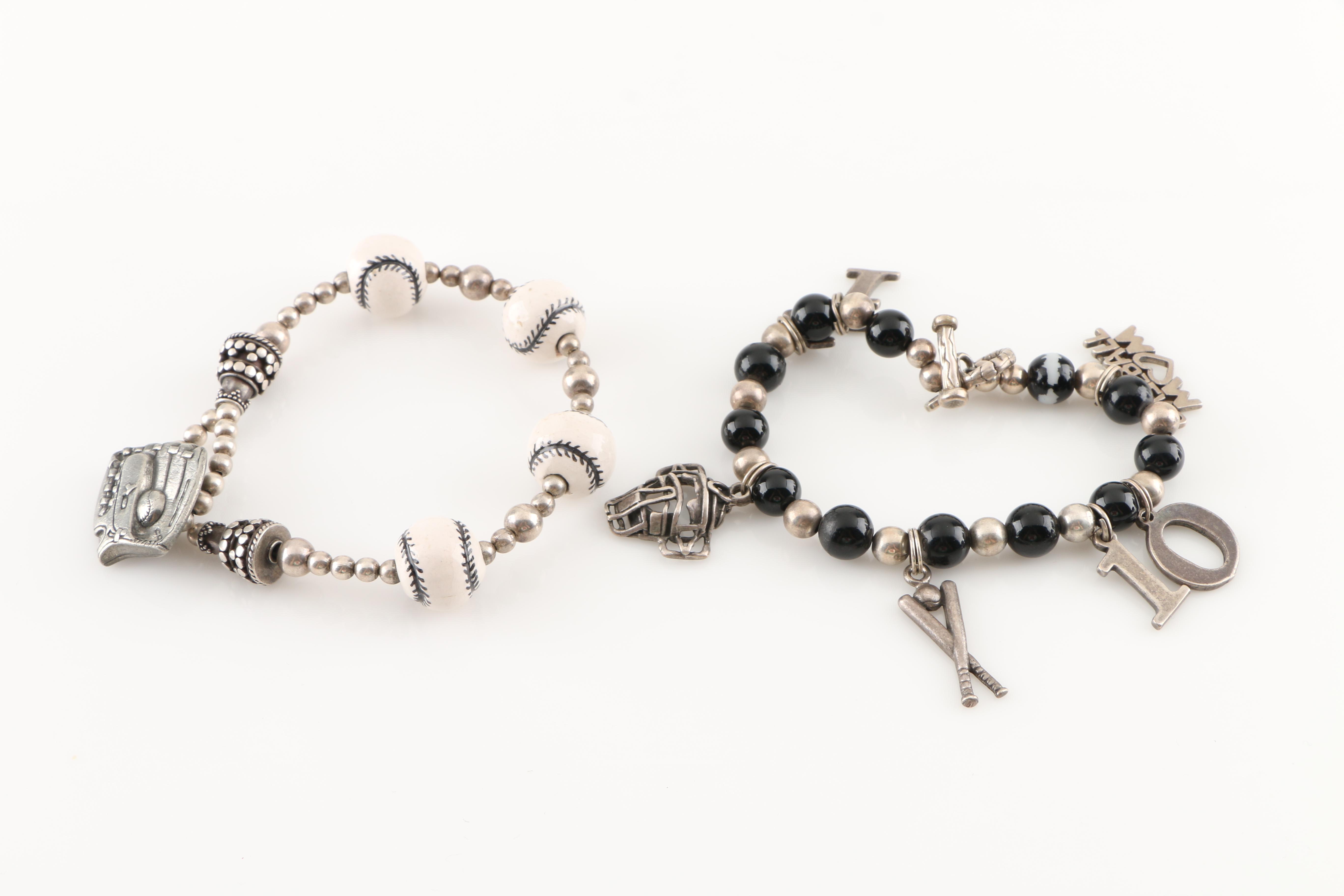 Sterling Silver Bracelets and Charms