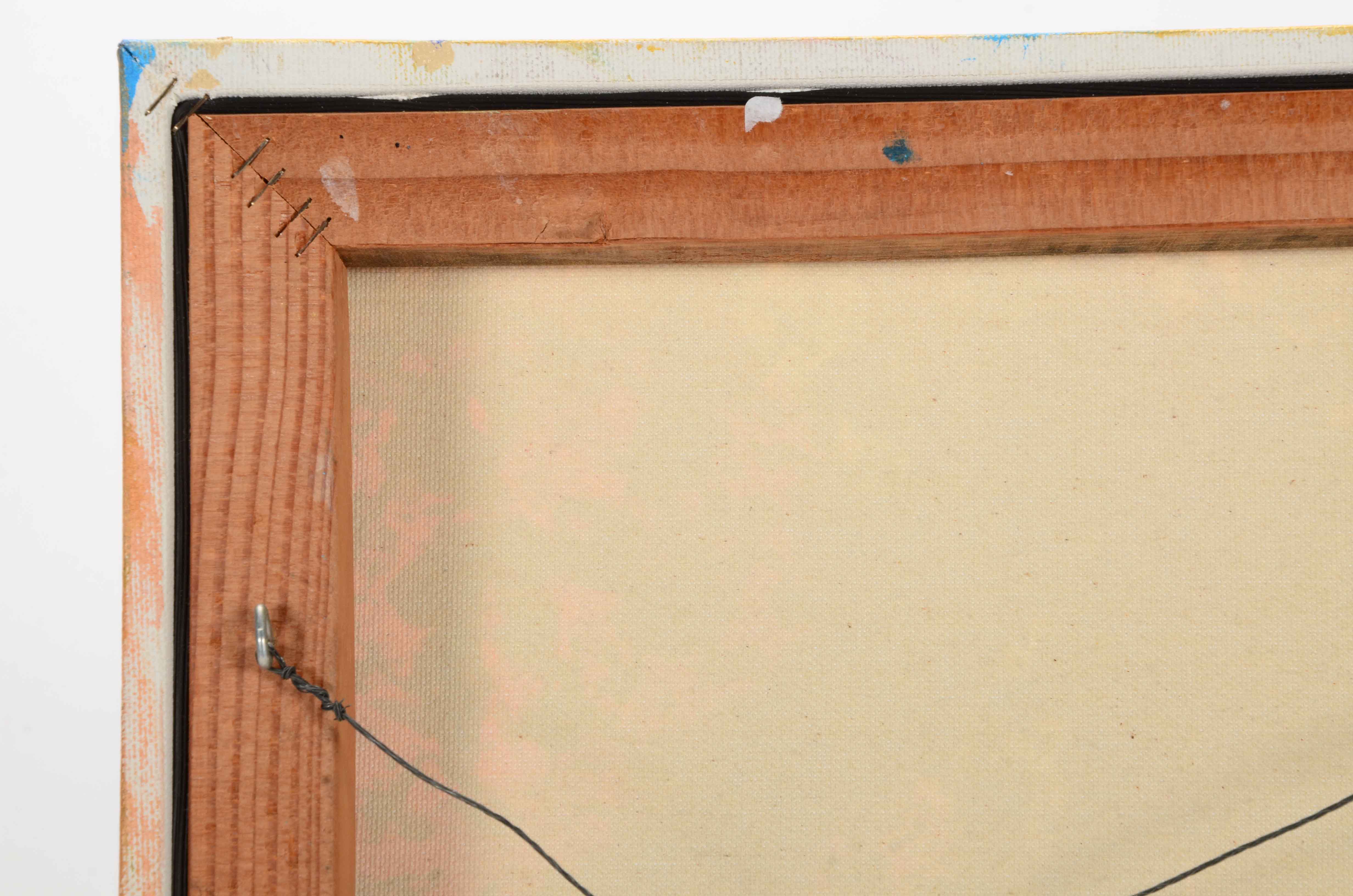 Zanne Christensen Signed Original 1998 Acrylic Painting on Canvas