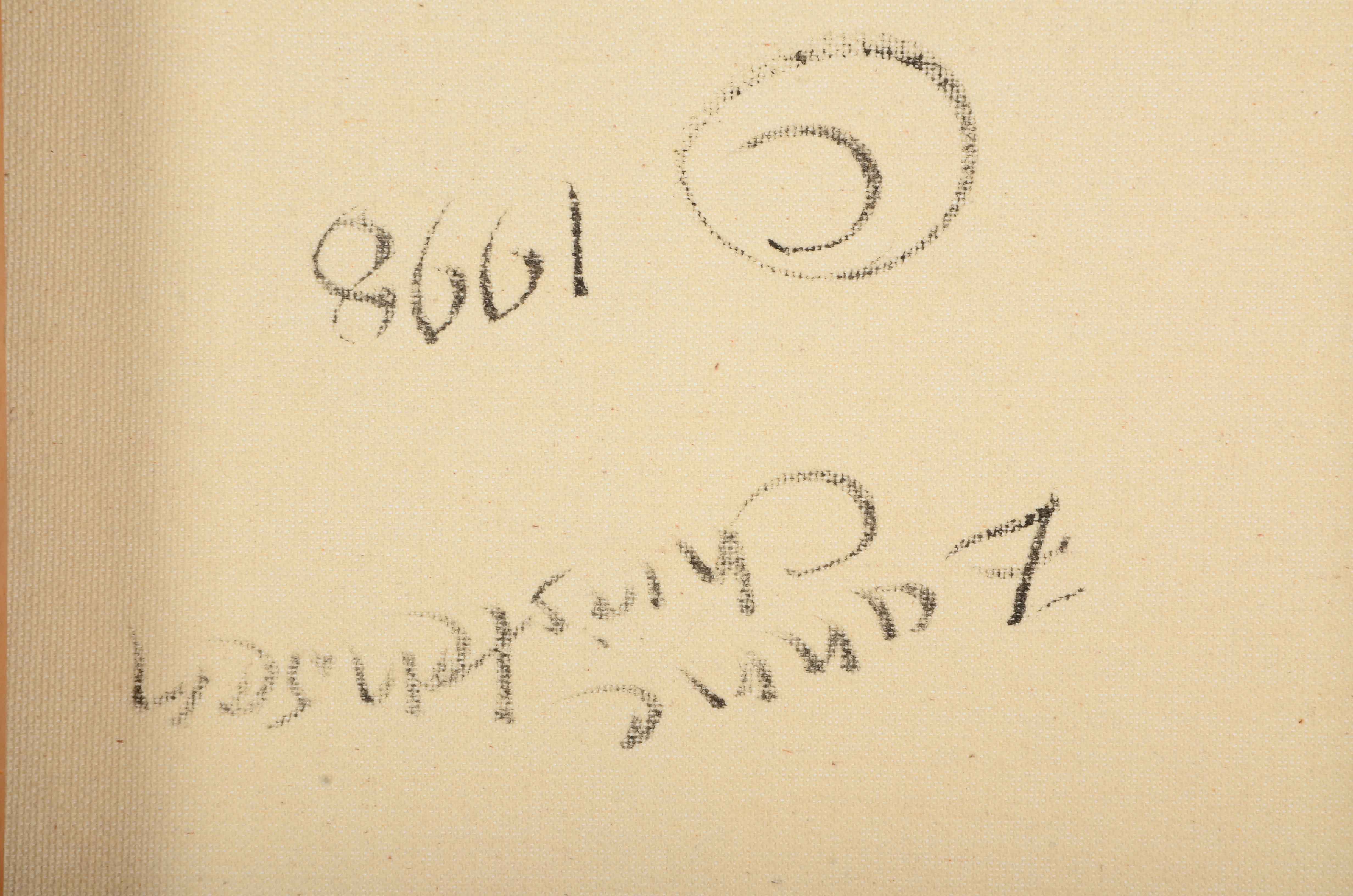 Zanne Christensen Signed Original 1998 Acrylic Painting on Canvas