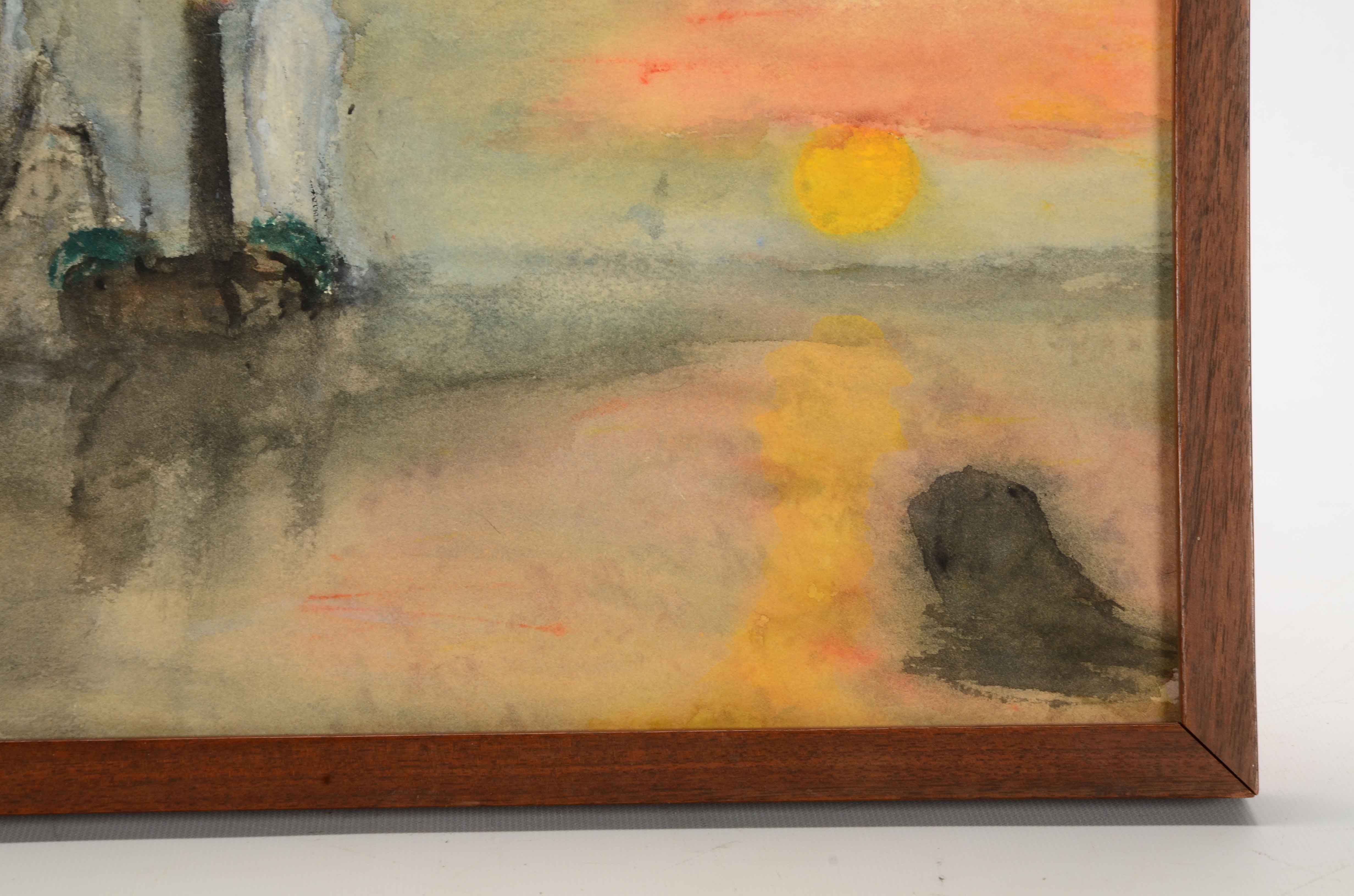 Original Watercolor Seascape Painting