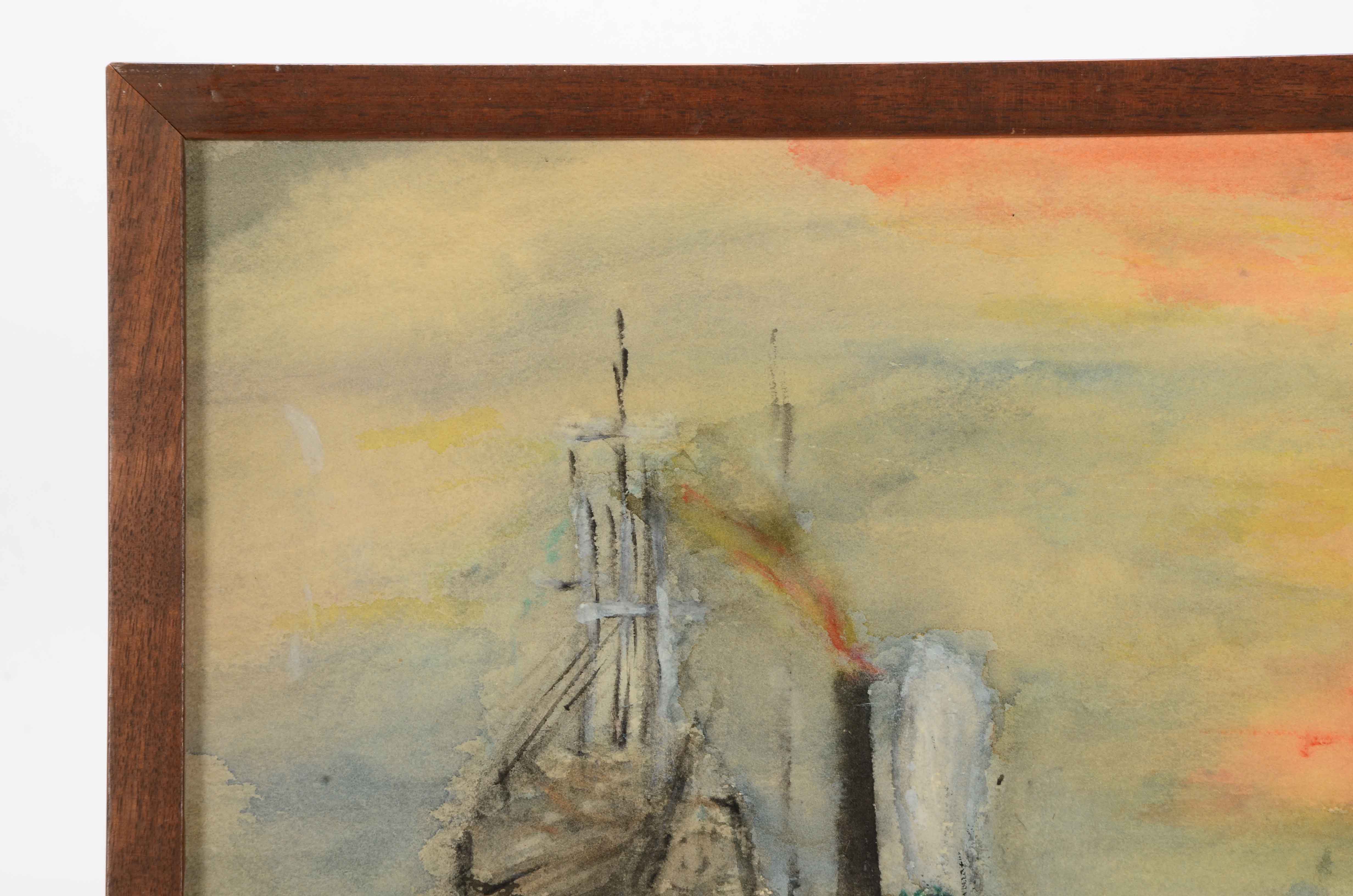 Original Watercolor Seascape Painting