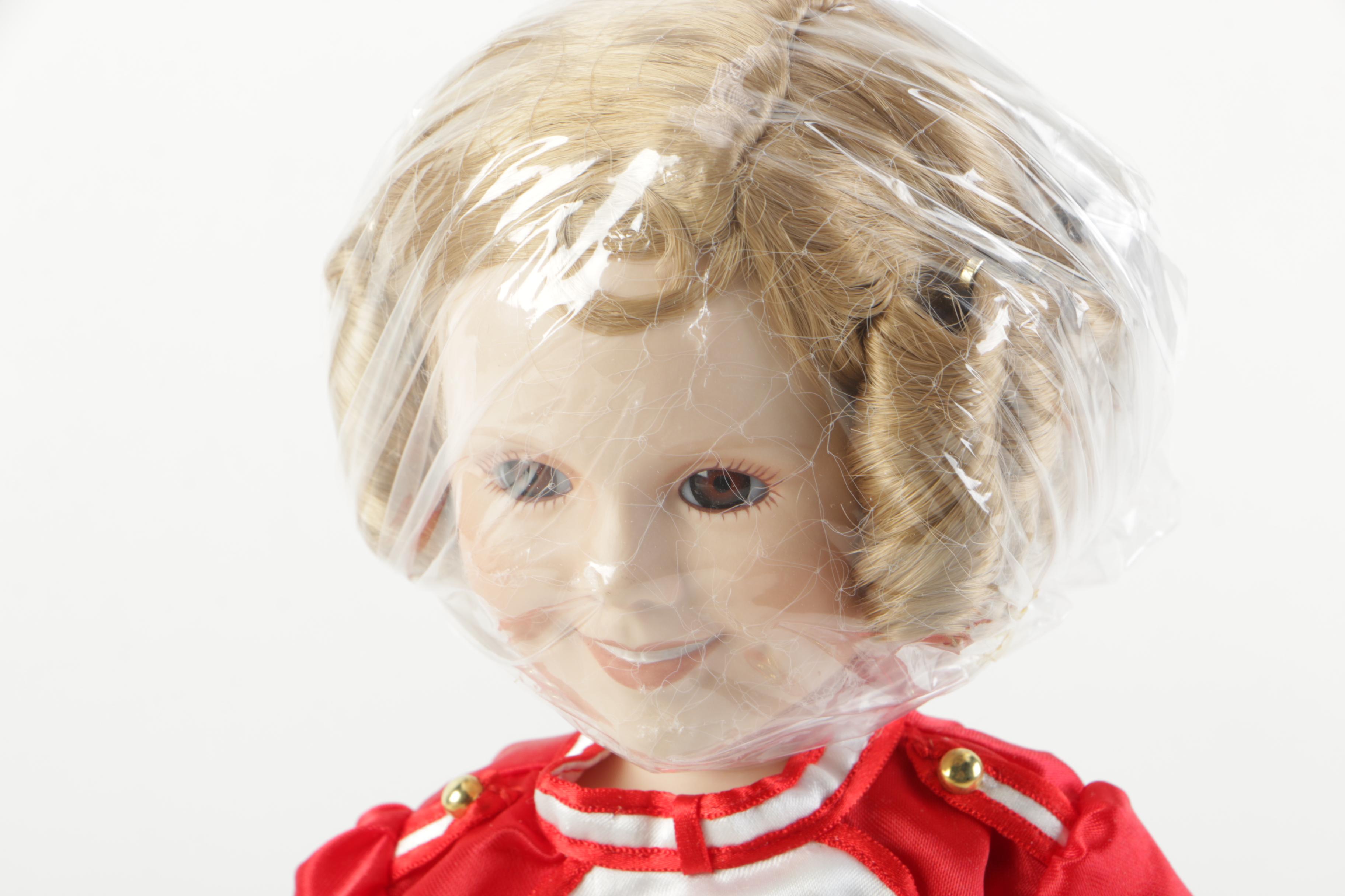 Danbury Mint "Shirley Temple" Porcelain Doll from "Poor Little Rich Girl"