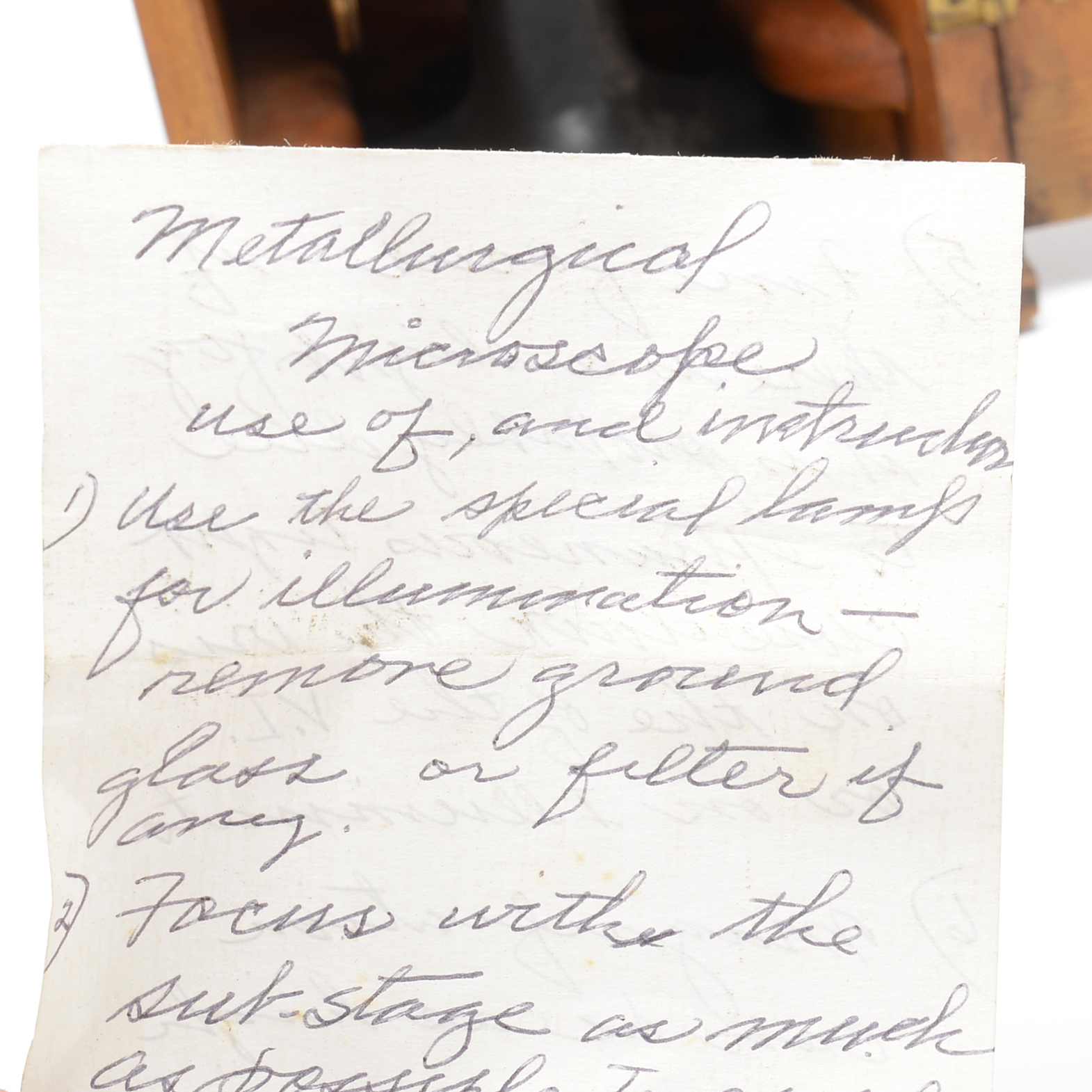 Vintage Bausch and Lomb Microscope