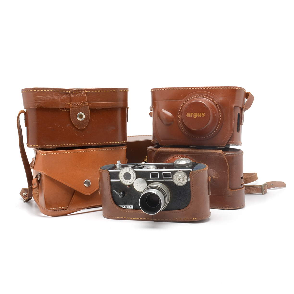 Lot of Vintage Argus Cameras