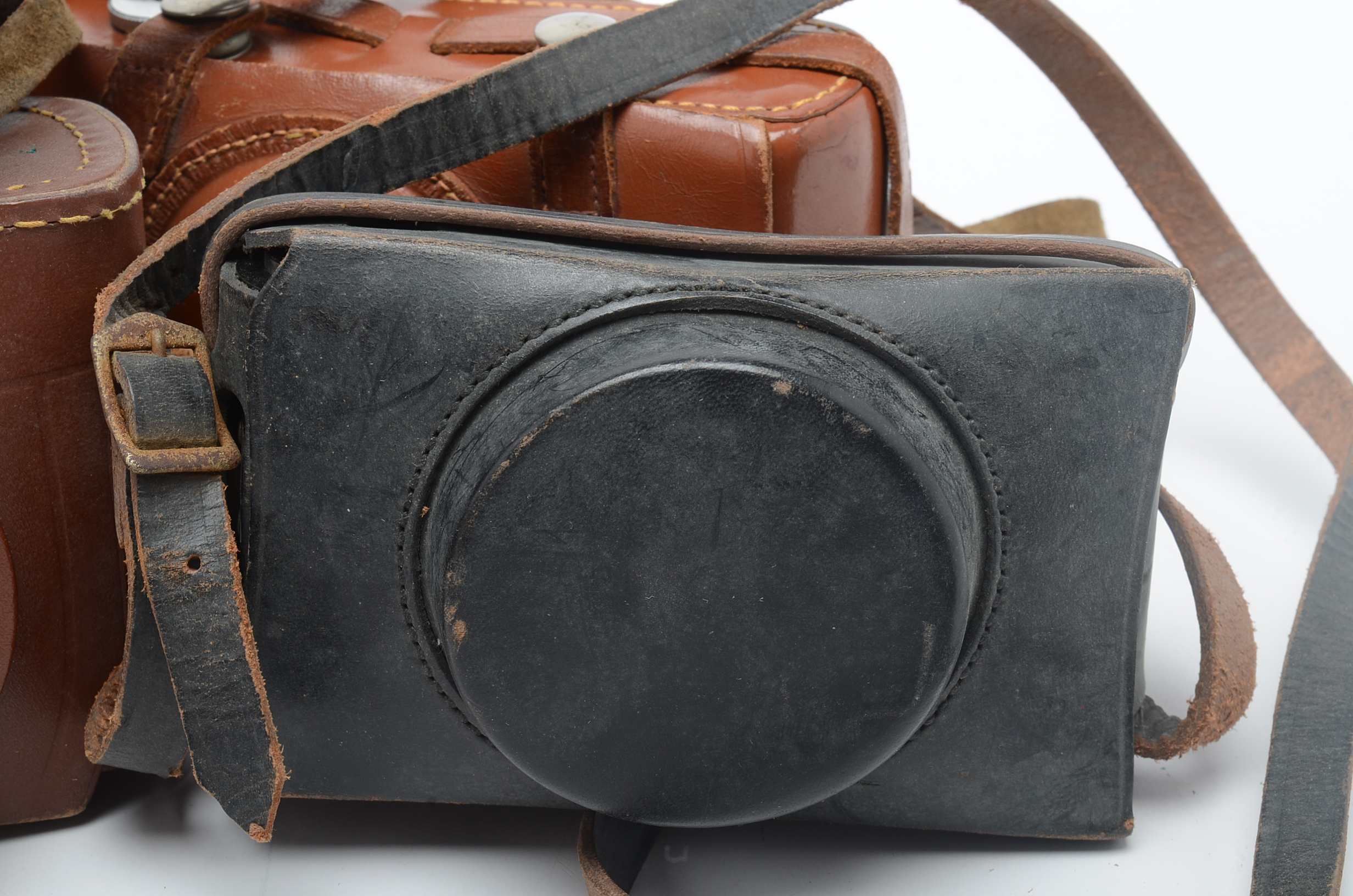 Nine Vintage Argus Cameras