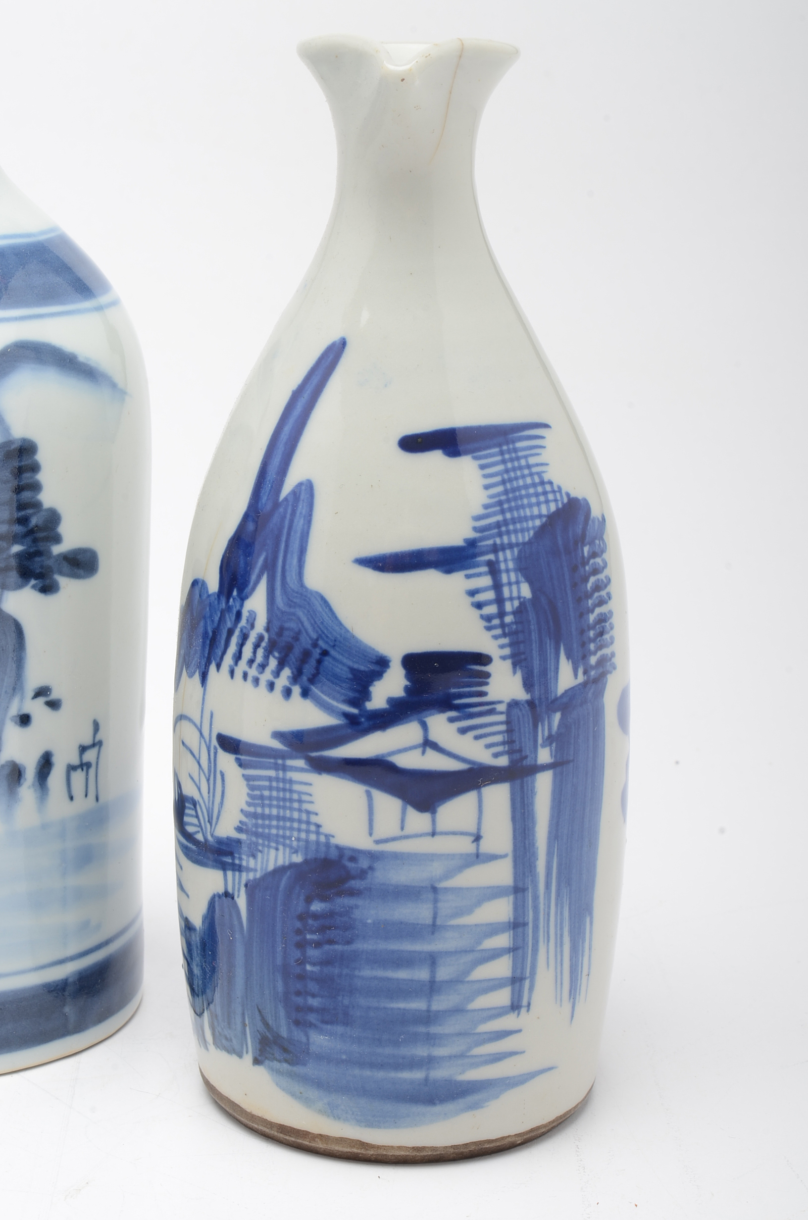 Hand Painted Japanese Sake Bottles