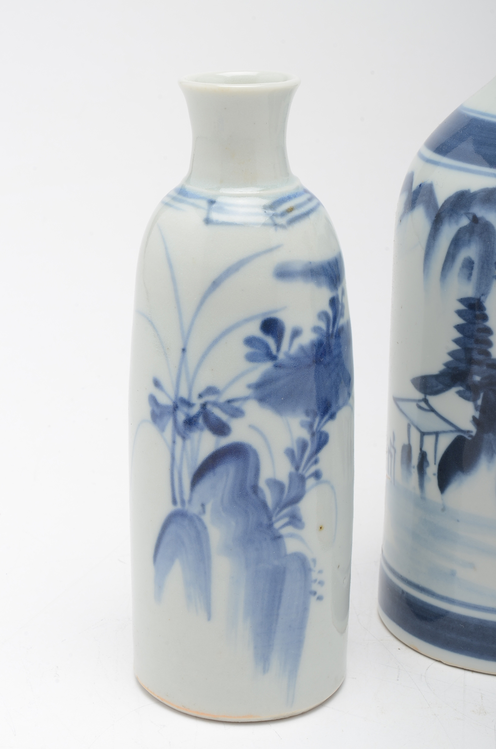 Hand Painted Japanese Sake Bottles