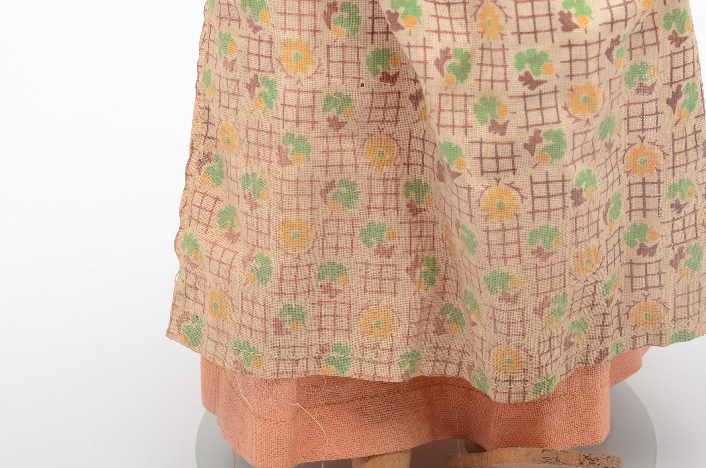 Schoenhut "Hattie Pinn" Wooden Jointed Clothespin Doll