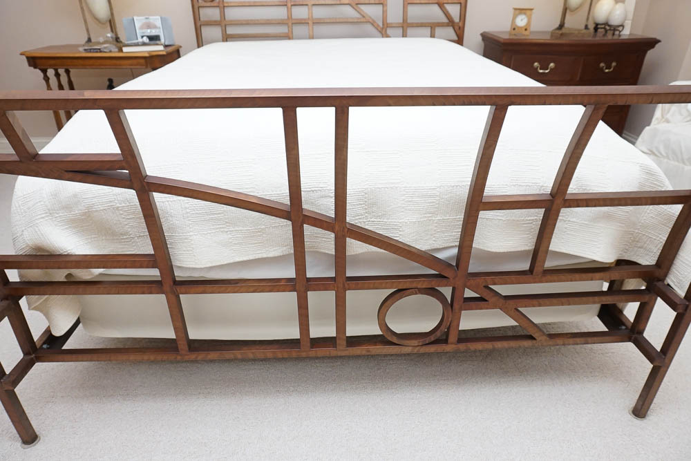 Metal Canopy Queen Bed Frame by Stanley