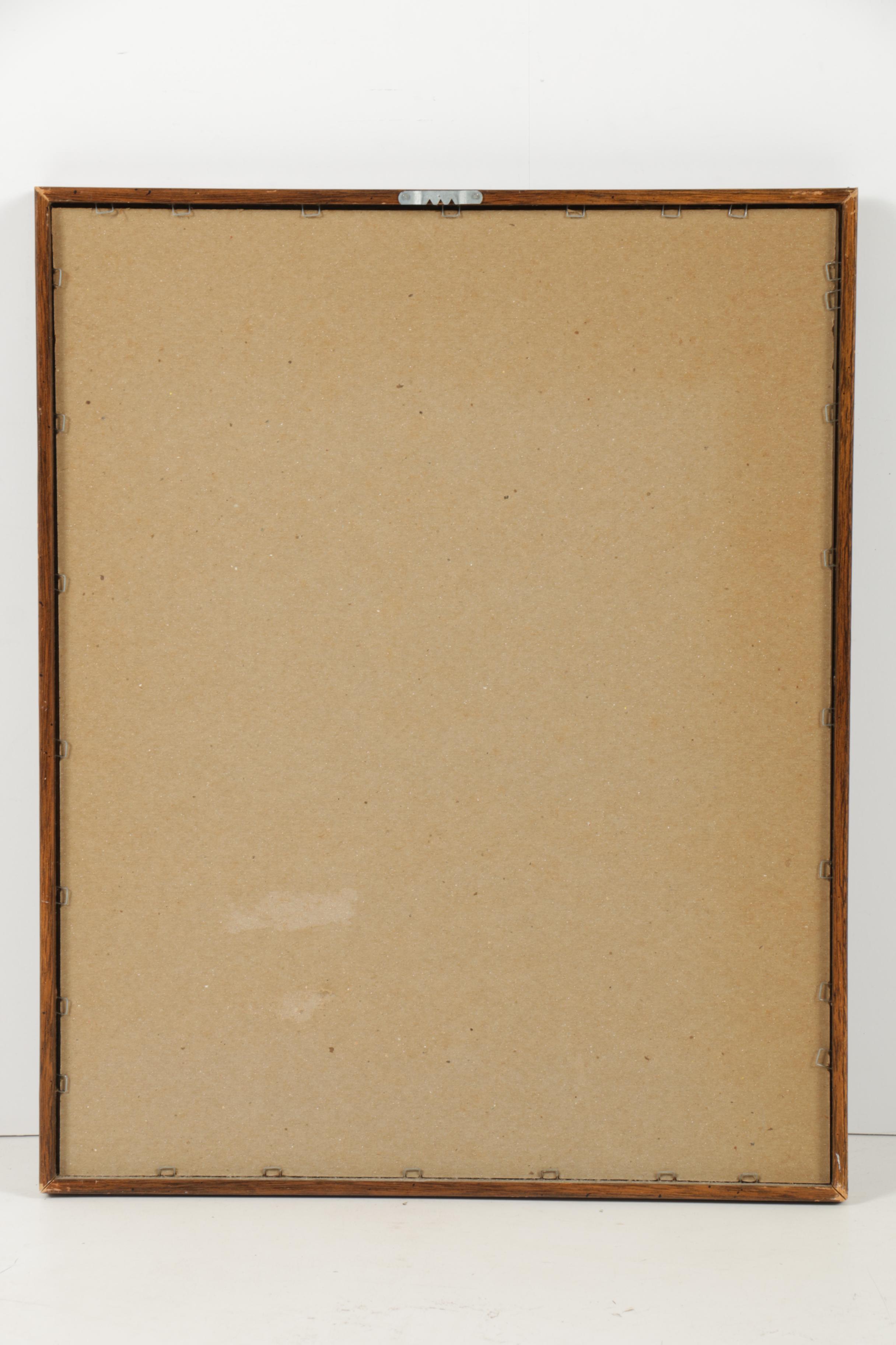 Red Skelton Reproduction Print "Portrait of a Clown with a Broken Golf Club"