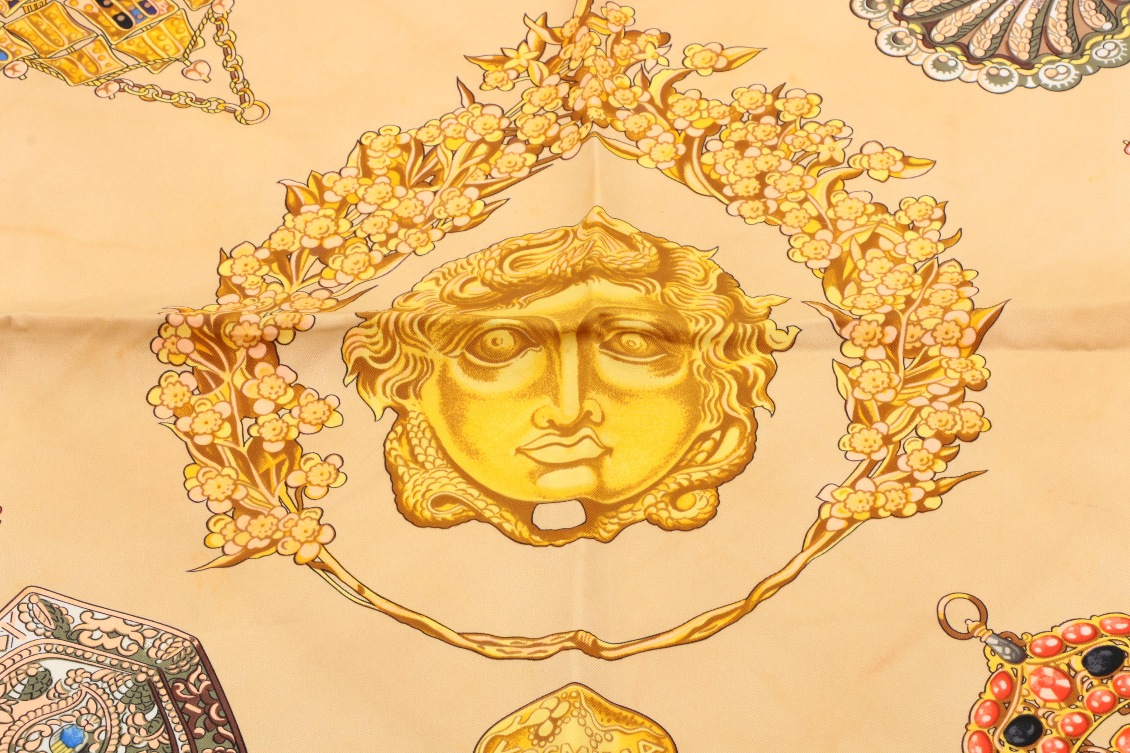 Hermès of Paris "Kosmima" Silk Scarf