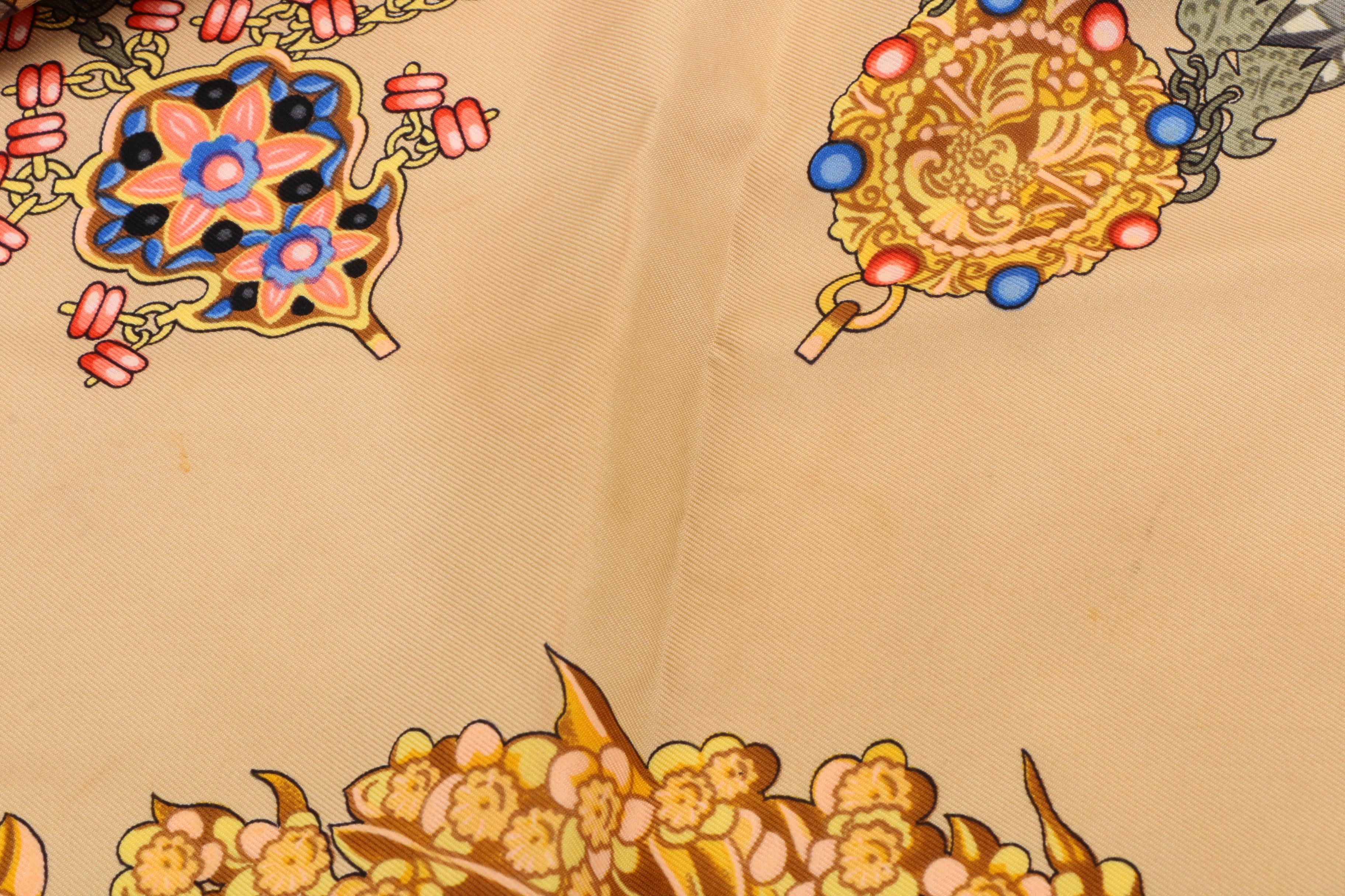 Hermès of Paris "Kosmima" Silk Scarf