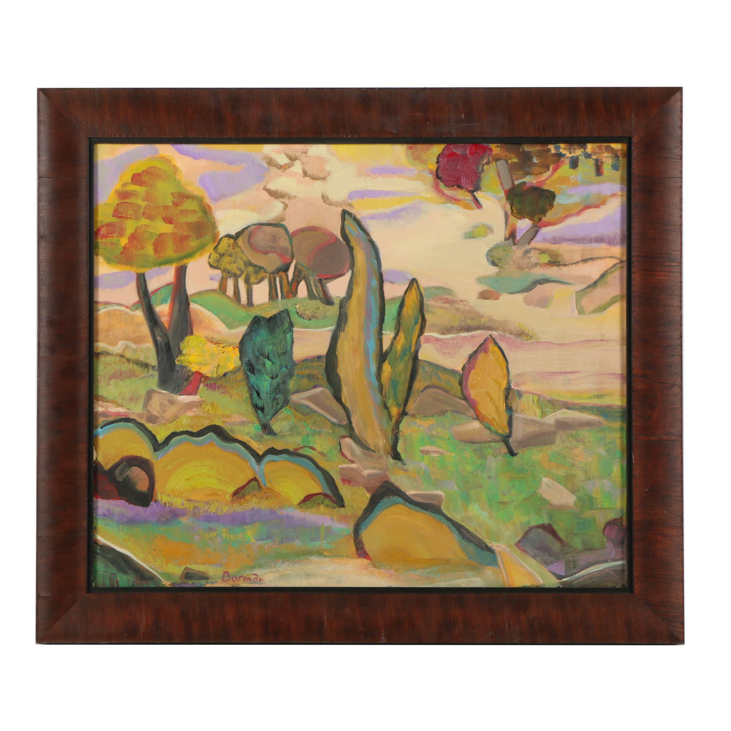 Ted Borman Oil Painting on Canvas "The Hills"