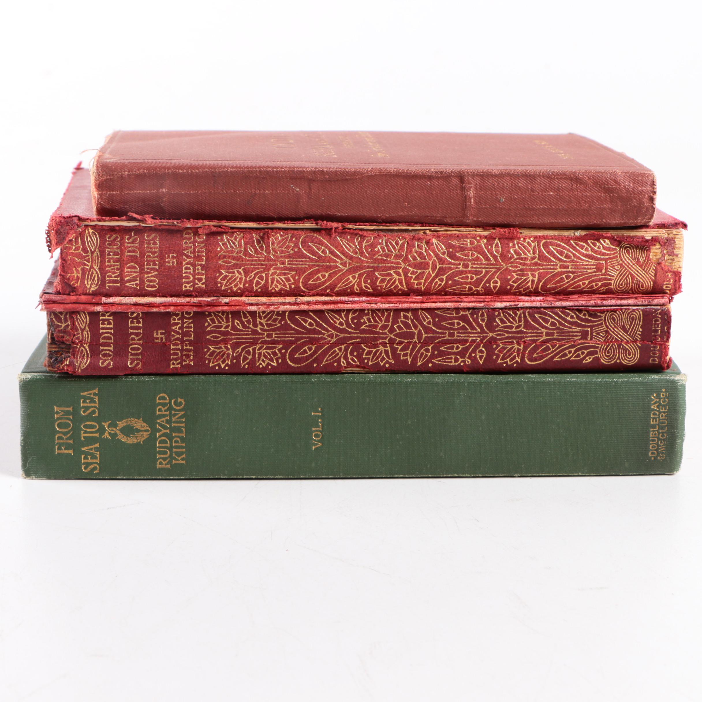 Vintage Indian Travel Books and Novels Including Kipling