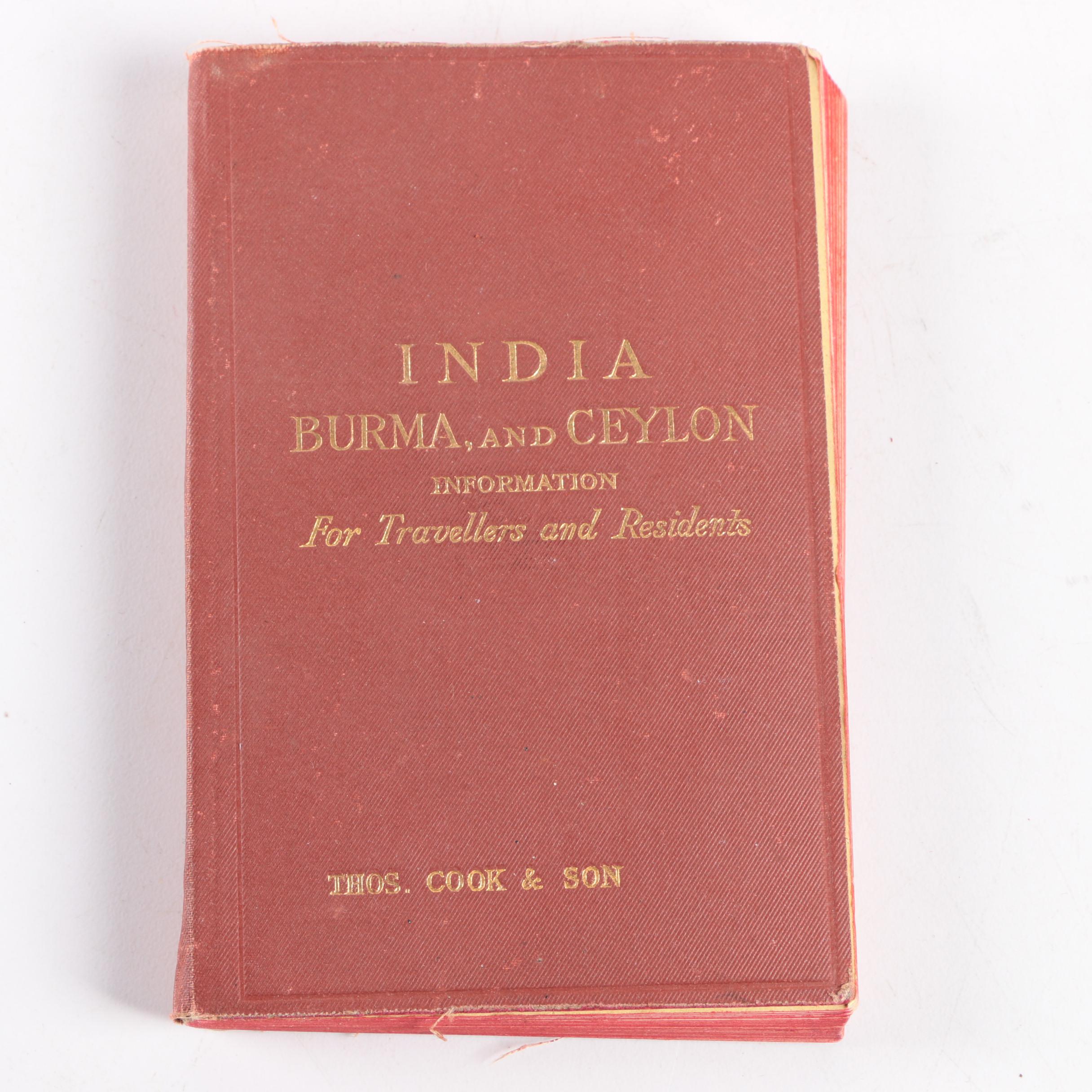 Vintage Indian Travel Books and Novels Including Kipling