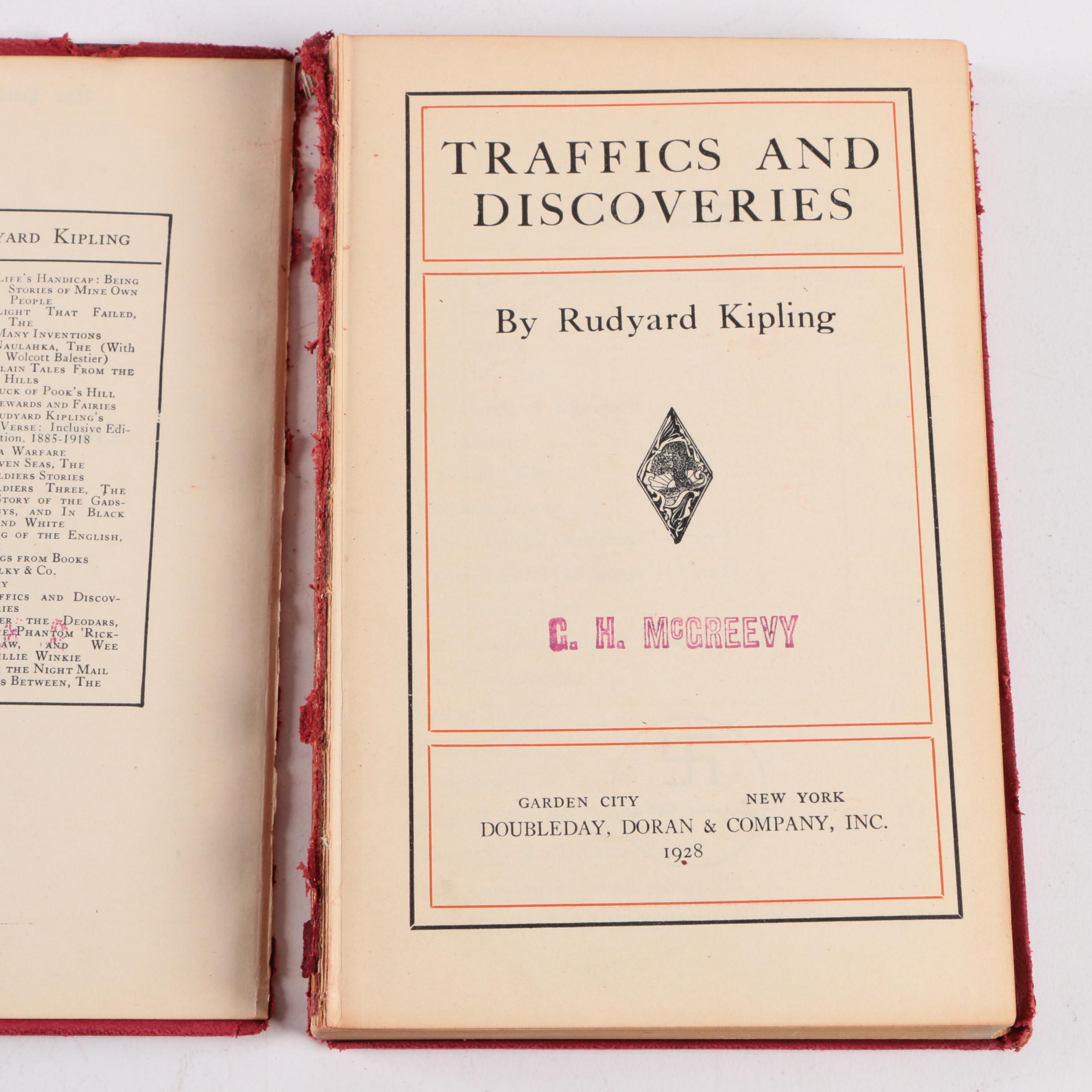 Vintage Indian Travel Books and Novels Including Kipling