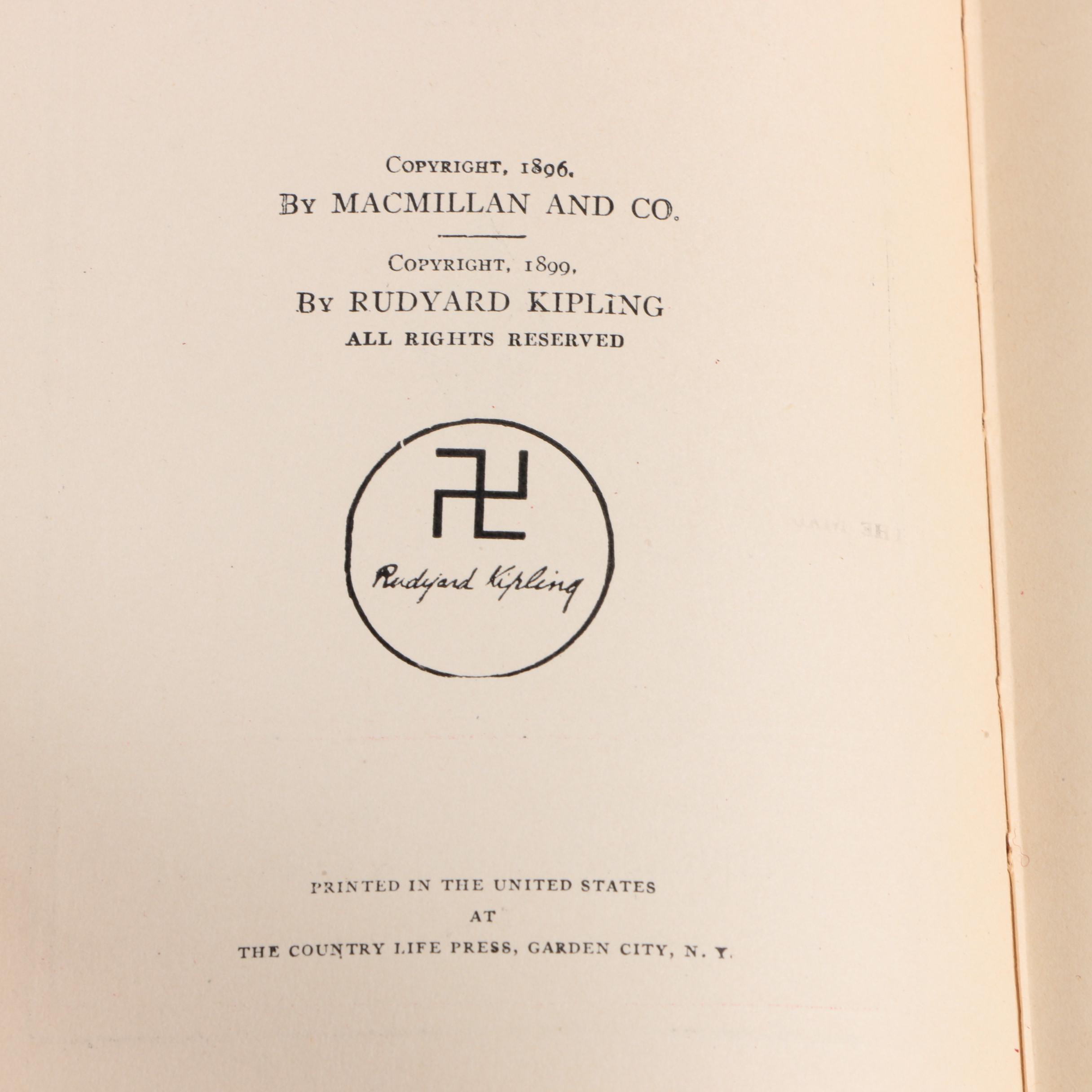 Vintage Indian Travel Books and Novels Including Kipling