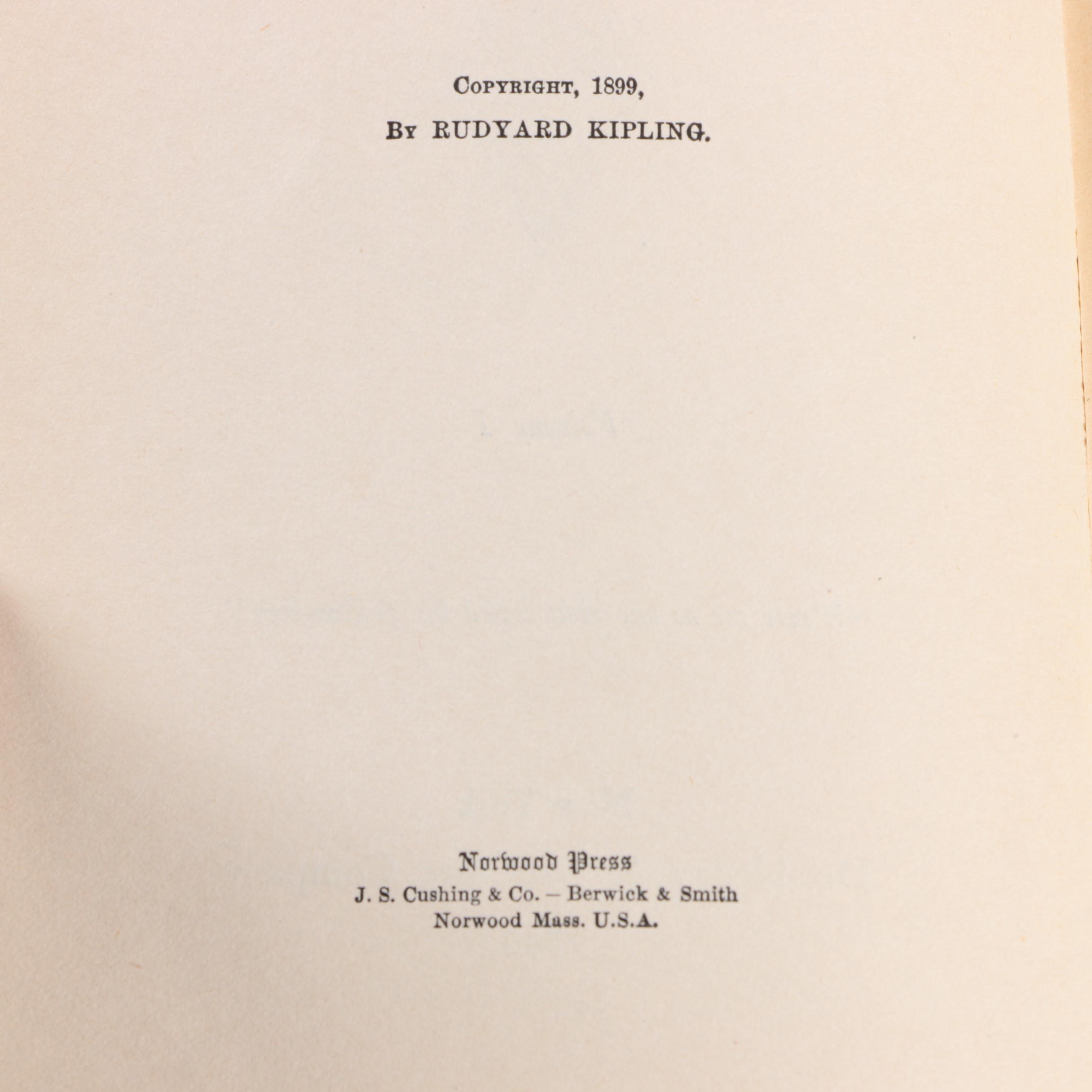 Vintage Indian Travel Books and Novels Including Kipling