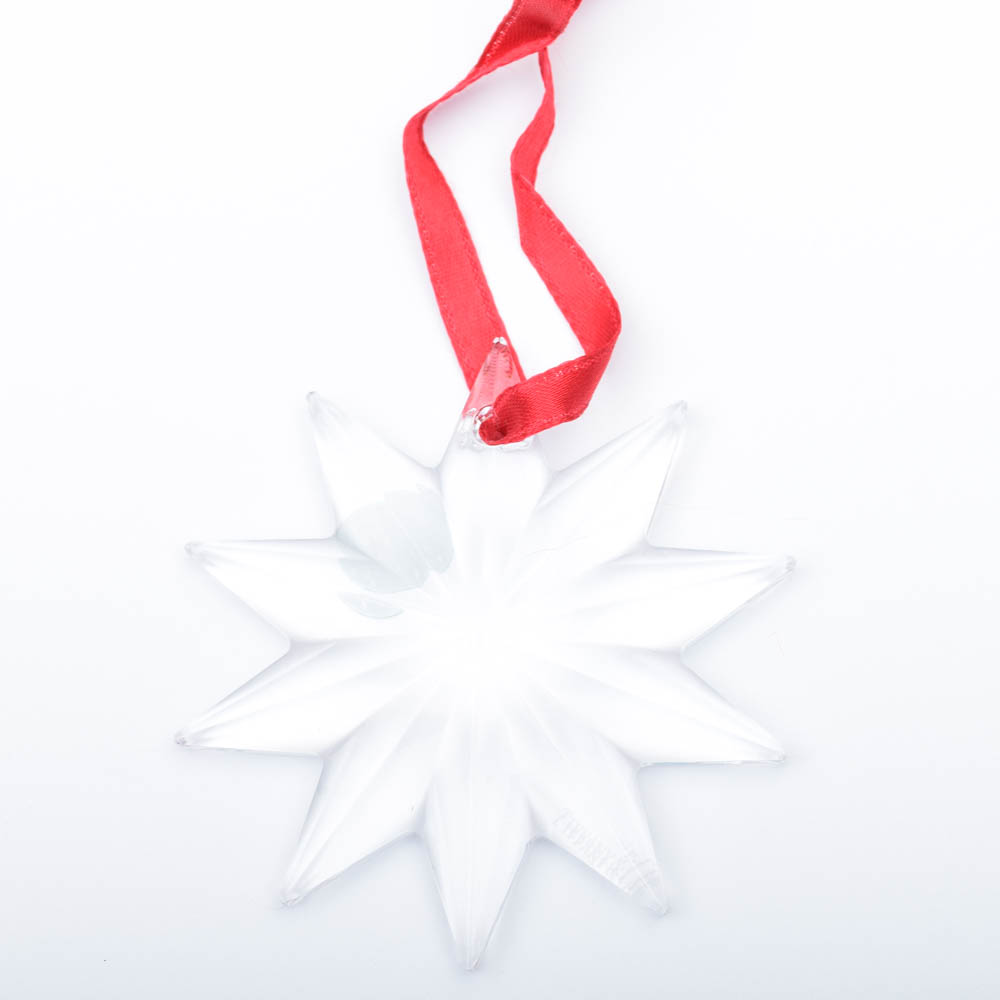 Tiffany & Co. Crystal "Christmas Star" Ornament