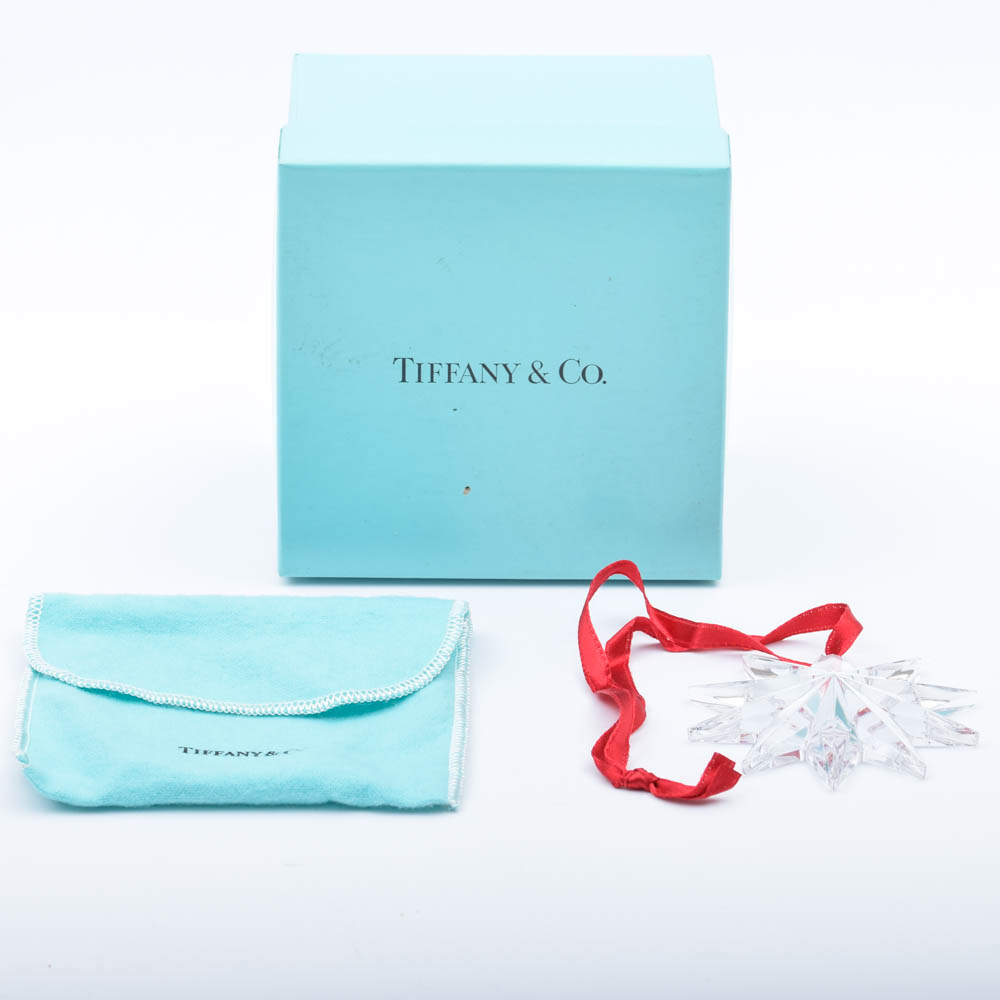 Tiffany & Co. Crystal "Christmas Star" Ornament