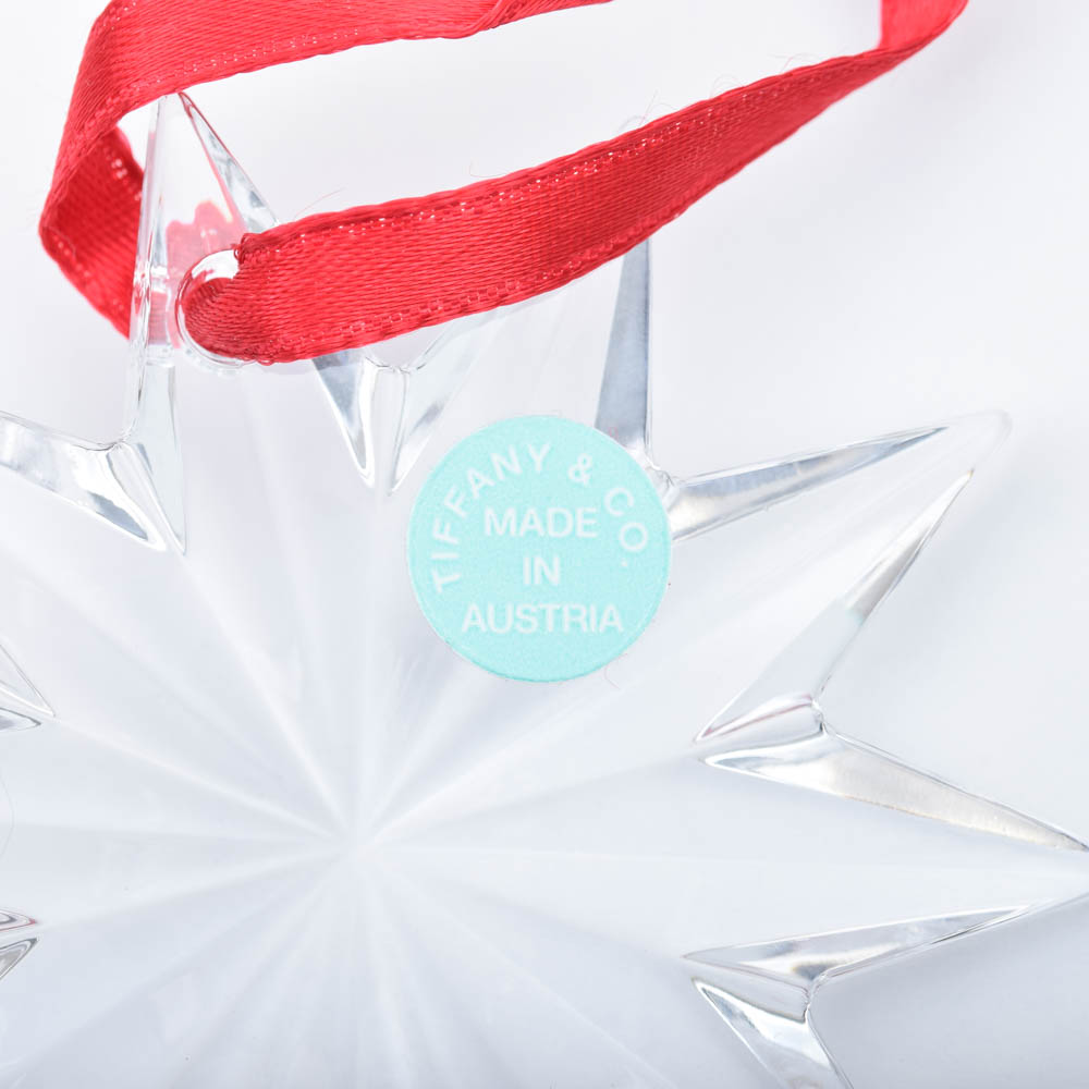 Tiffany & Co. Crystal "Christmas Star" Ornament