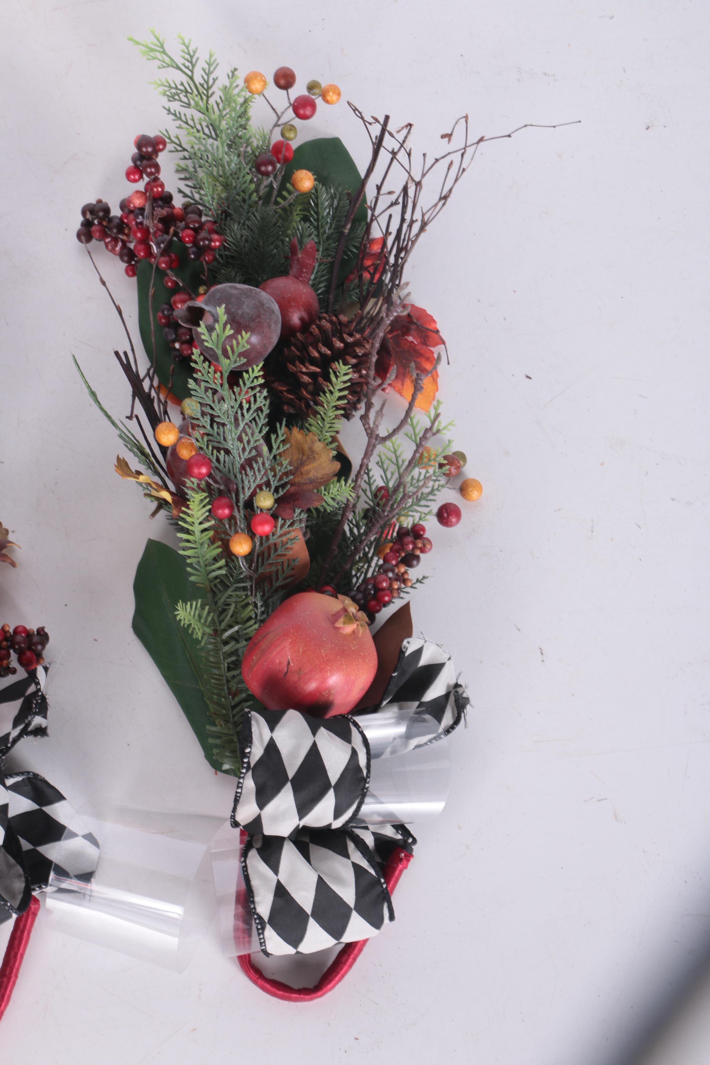 Christmas Decorative Mantle Hooks