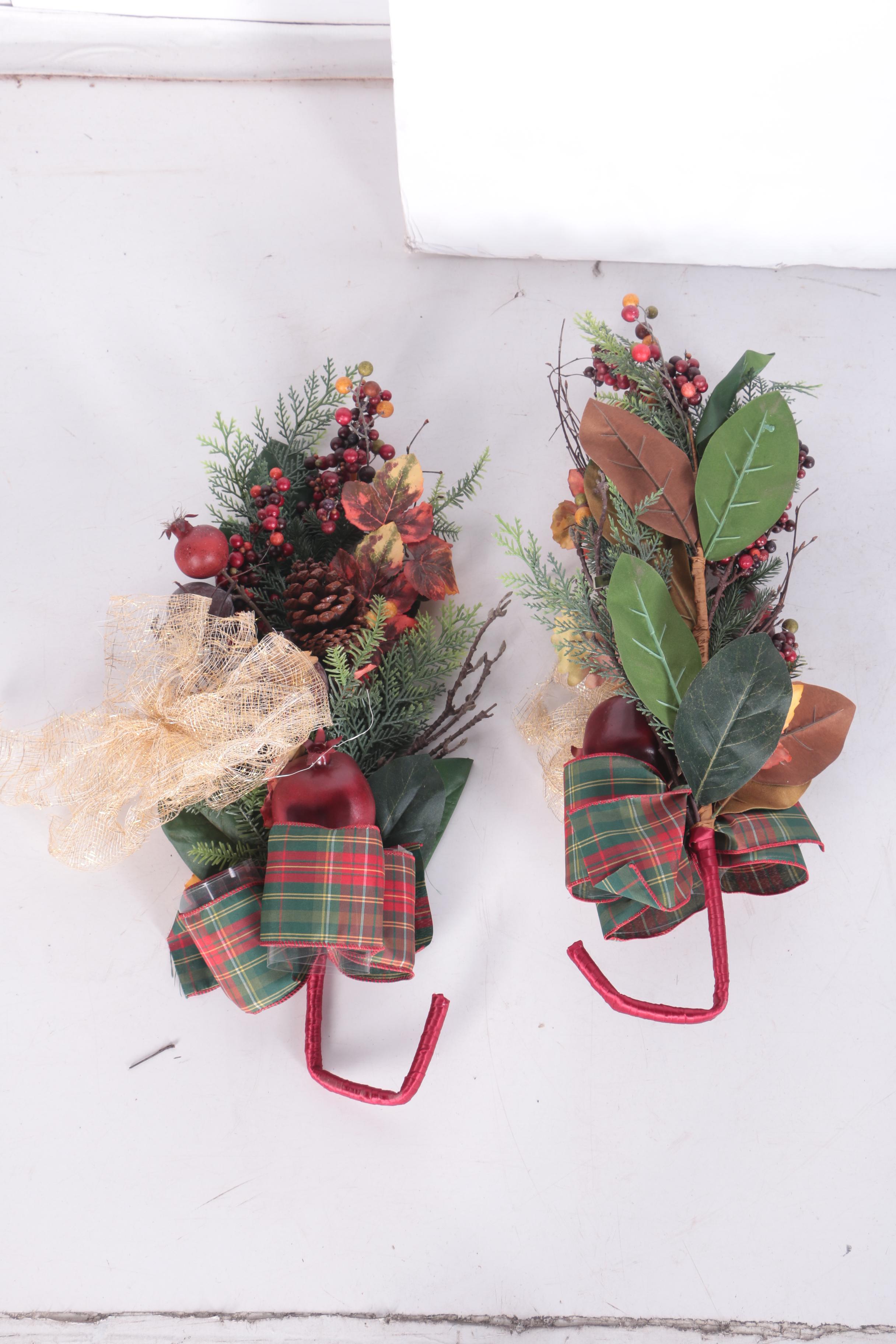 Christmas Decorative Mantle Hooks