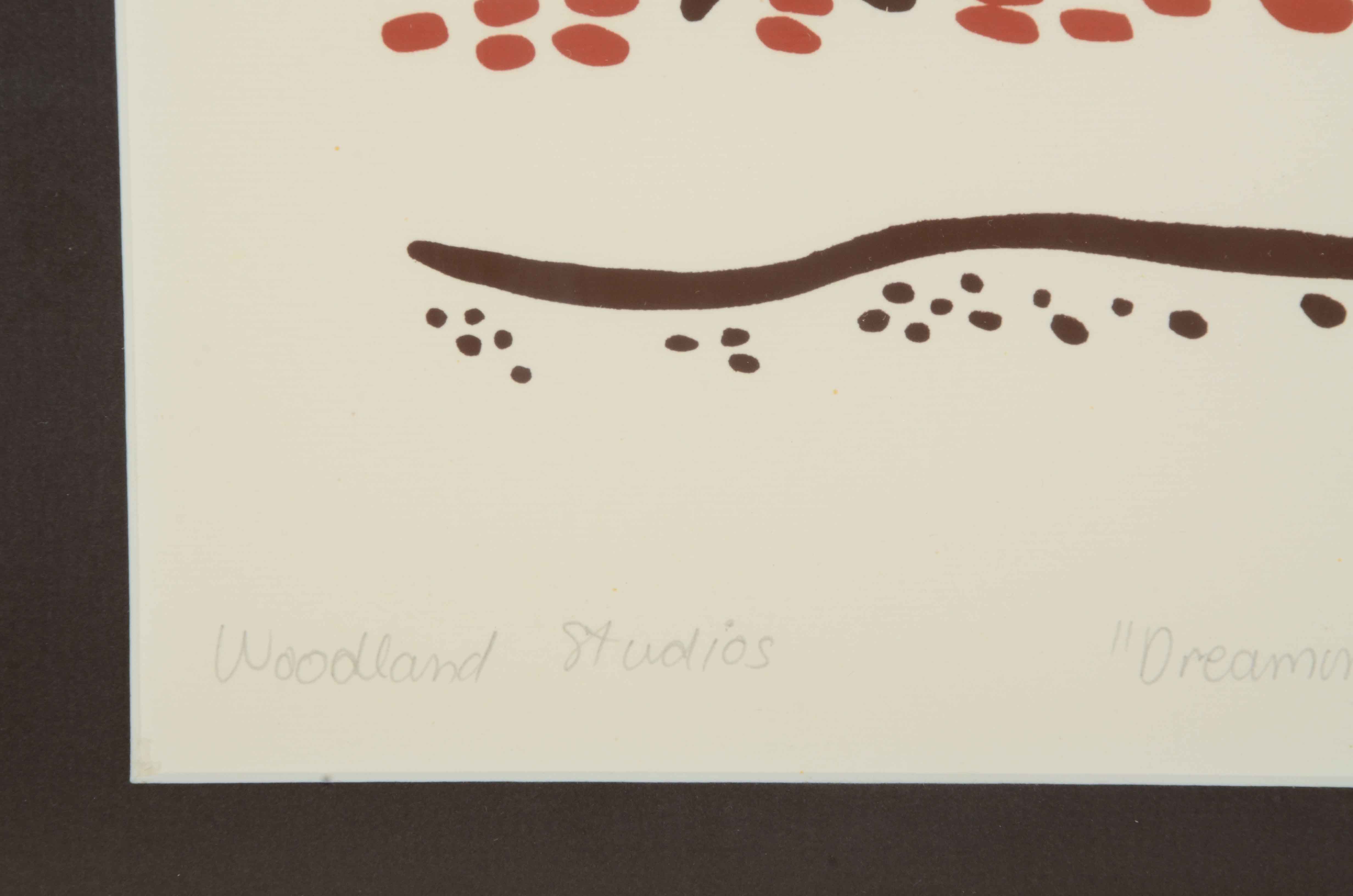 Signed Limited Edition Serigraph "Dreaming Woman"