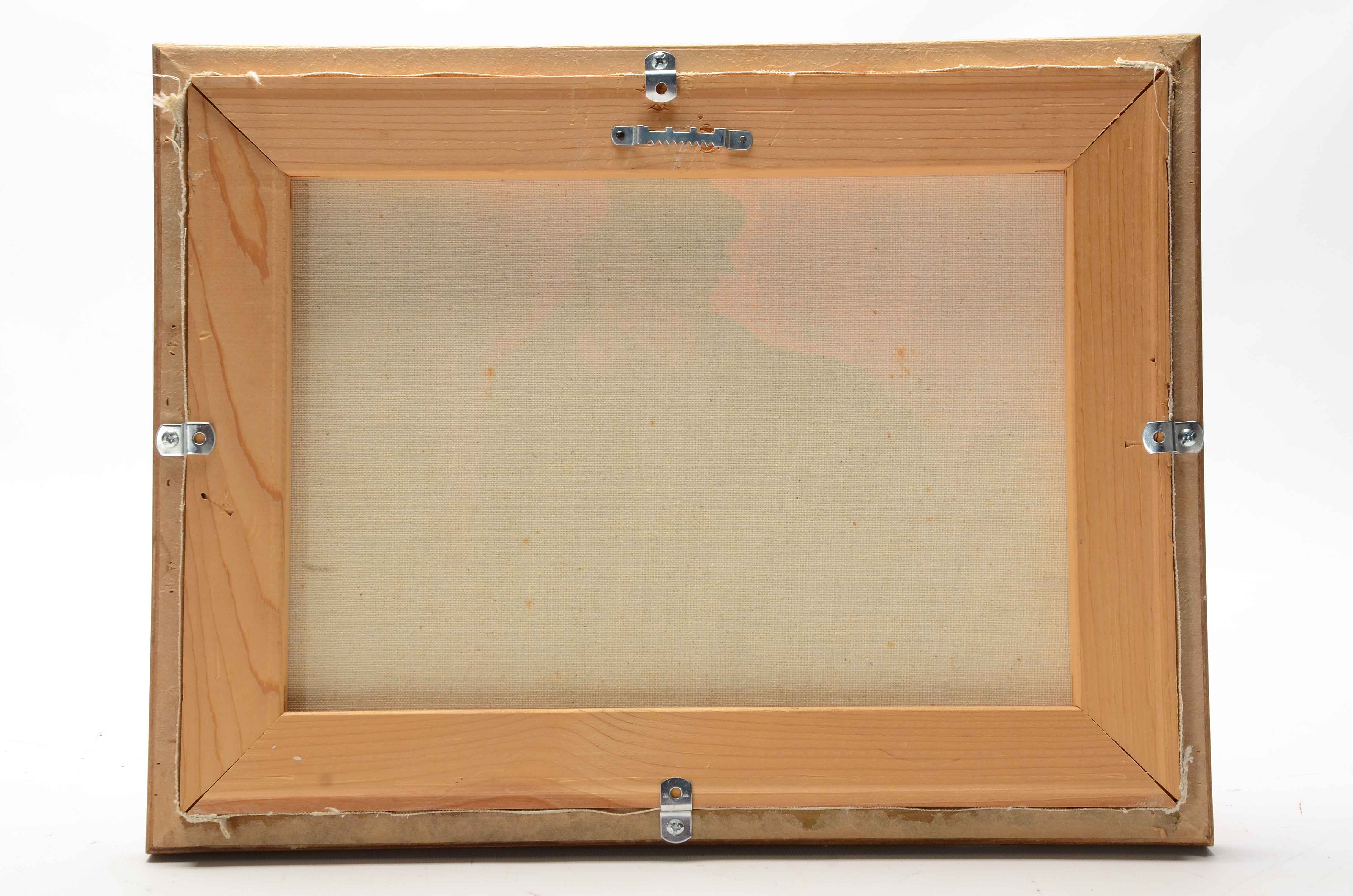 Abraham Straski Oil on Canvas Paiting on Man Playing Violin