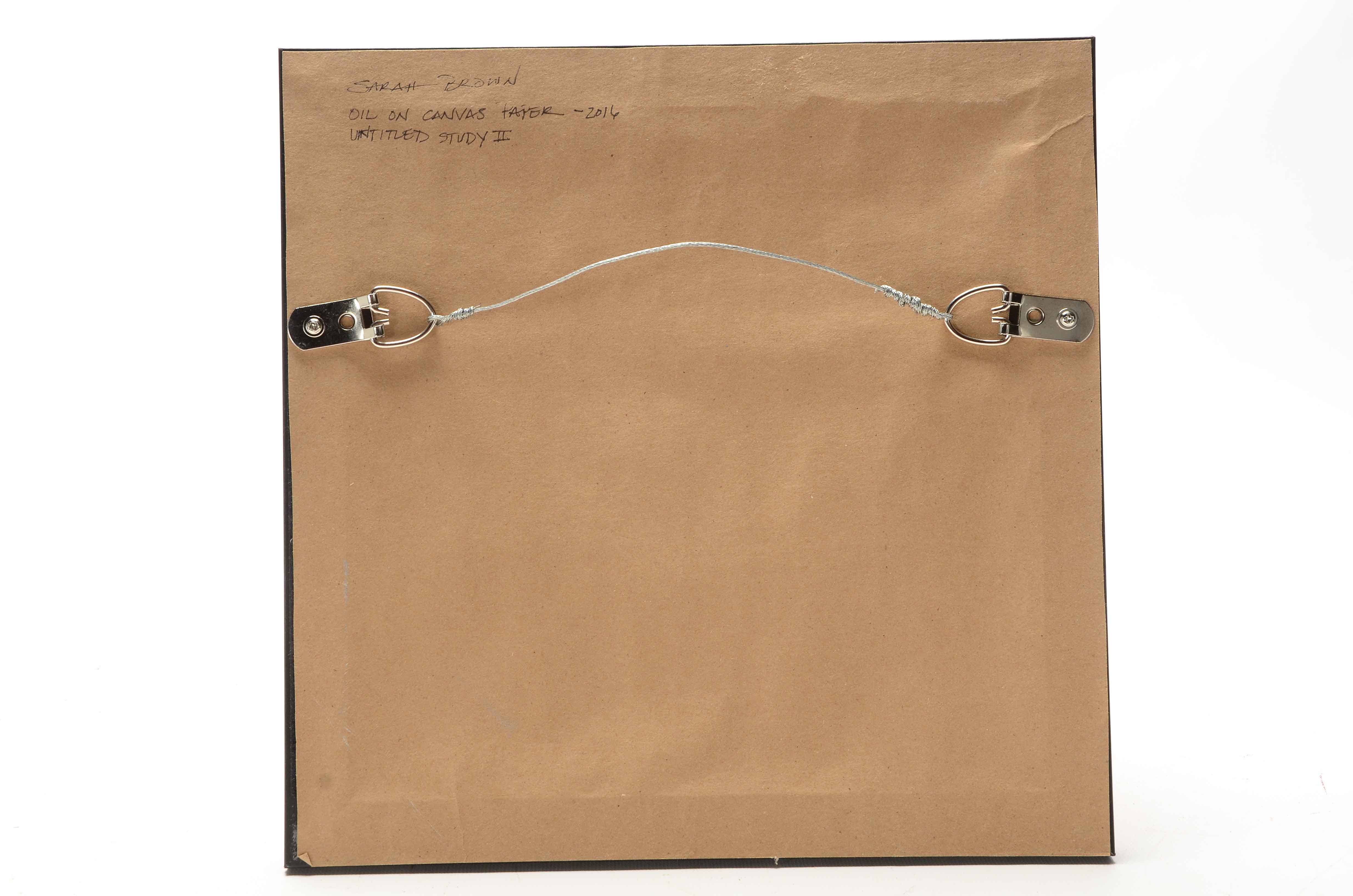 Sarah Brown Signed Oil Painting "Untitled Study II"