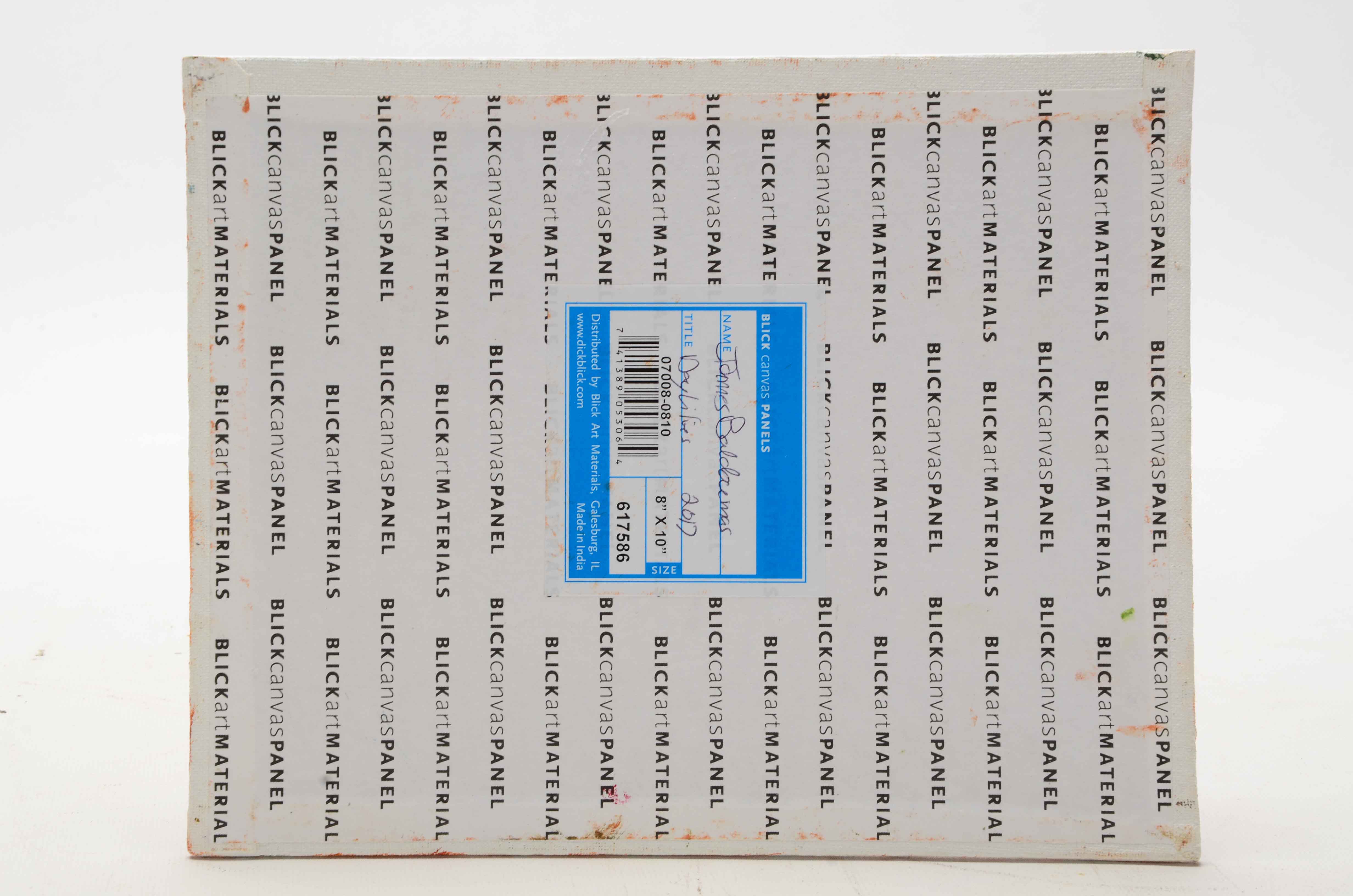 James Baldoumas Signed Oil Painting on Board "Daylilies"