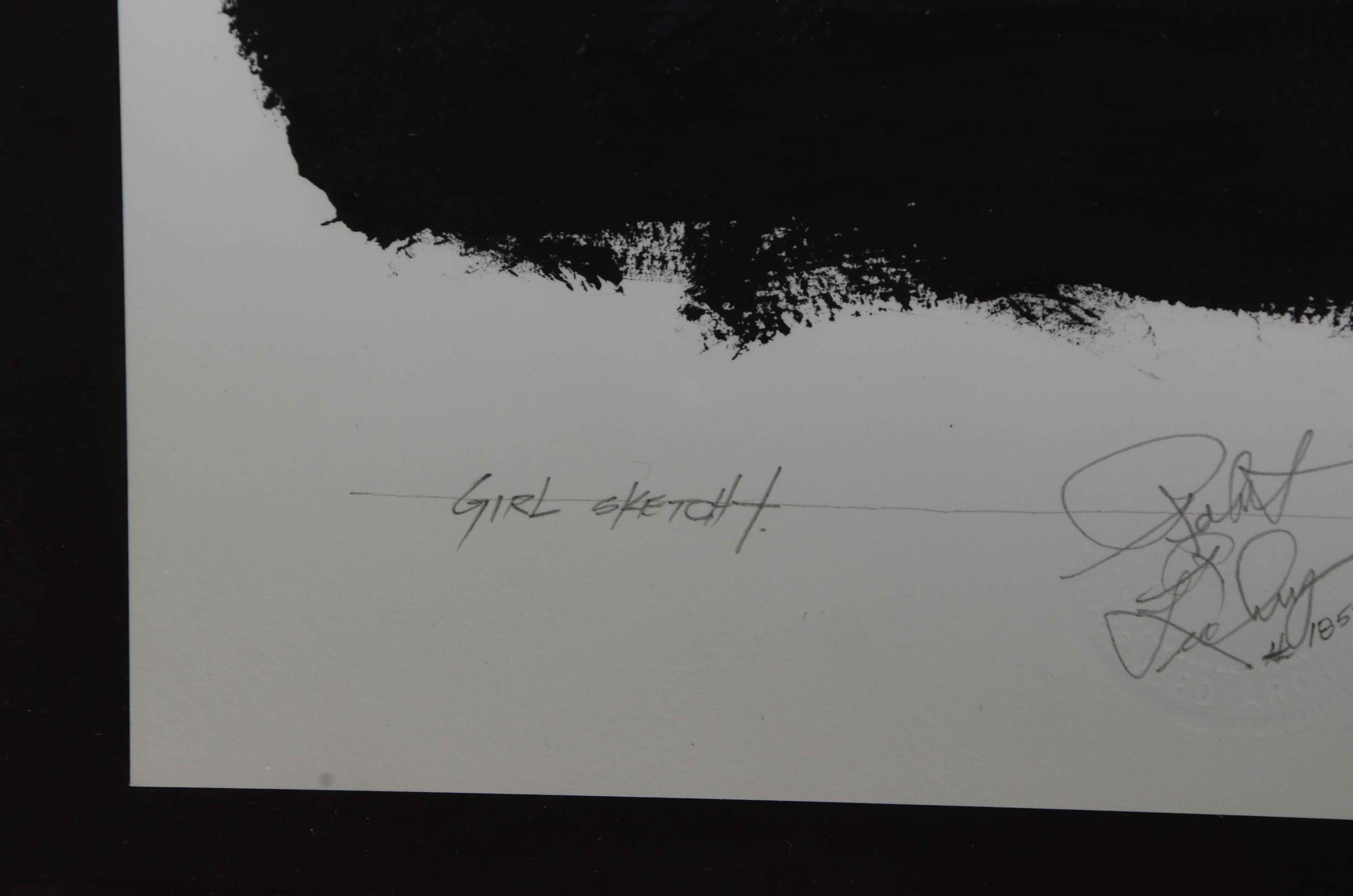 Robert R. Lackney Signed Embellished Giclée "A Girl"