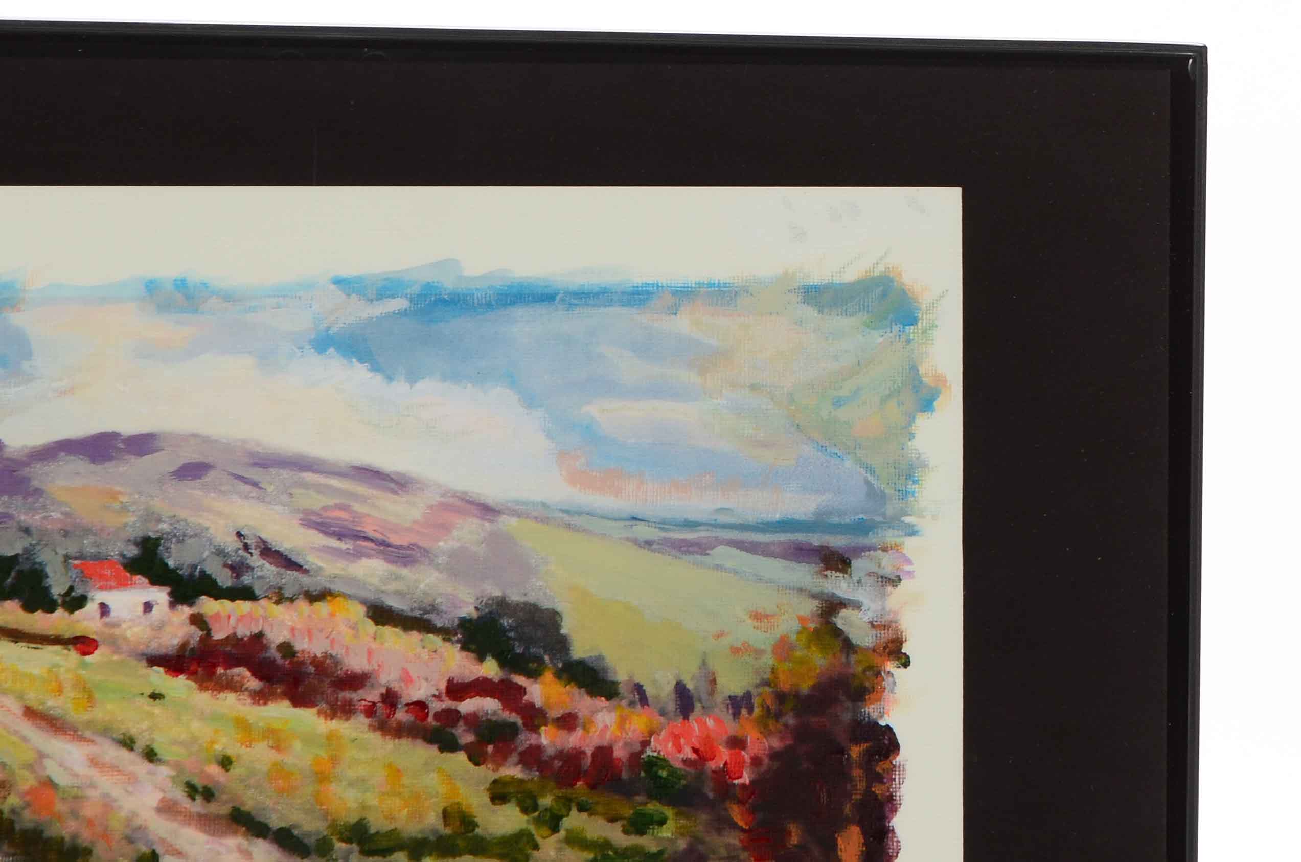 Robert R. Lackney Signed Original Acrylic Painting "Kentucky Landscape"