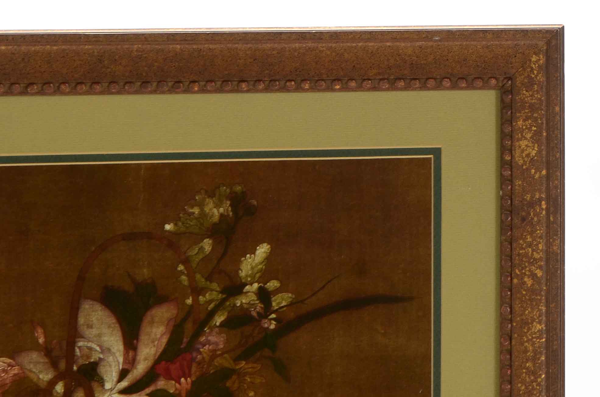 Offset Lithograph Still Life with Flowers