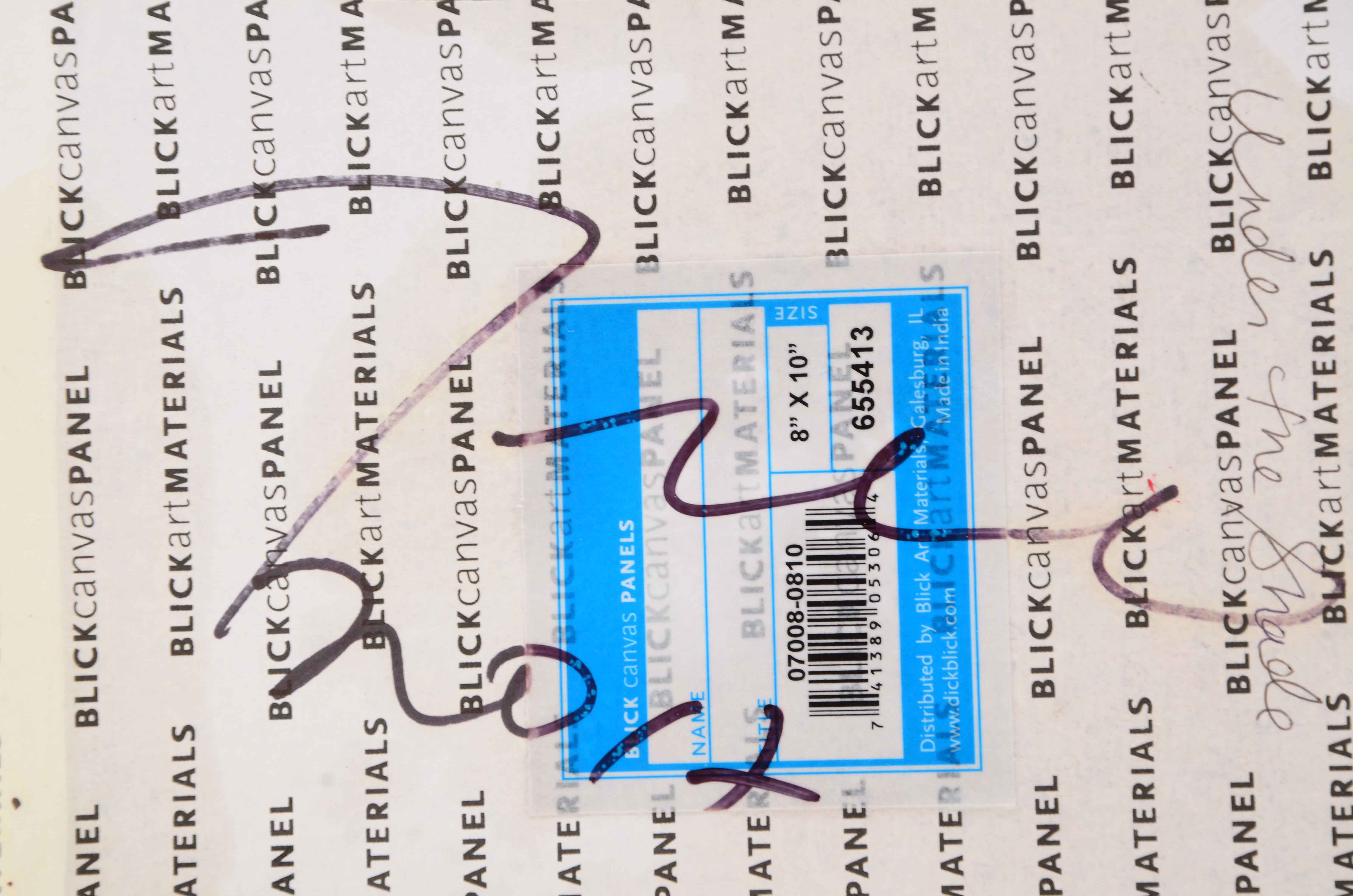 Jose Trujillo Original Oil Painting on Canvas Board "Under the Shade"