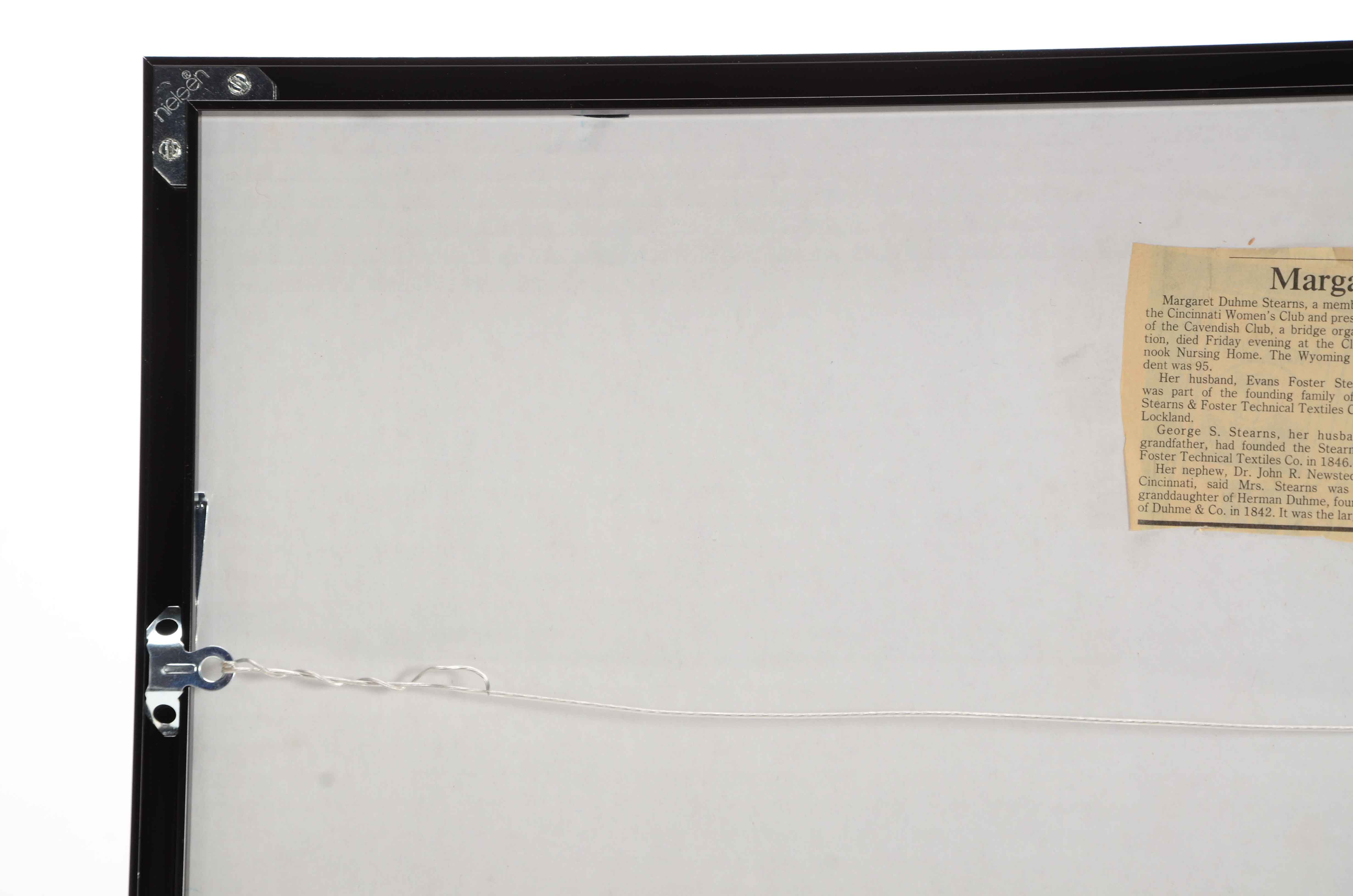 Margaret Stearns Signed Pastel Drawing "Retrospection"