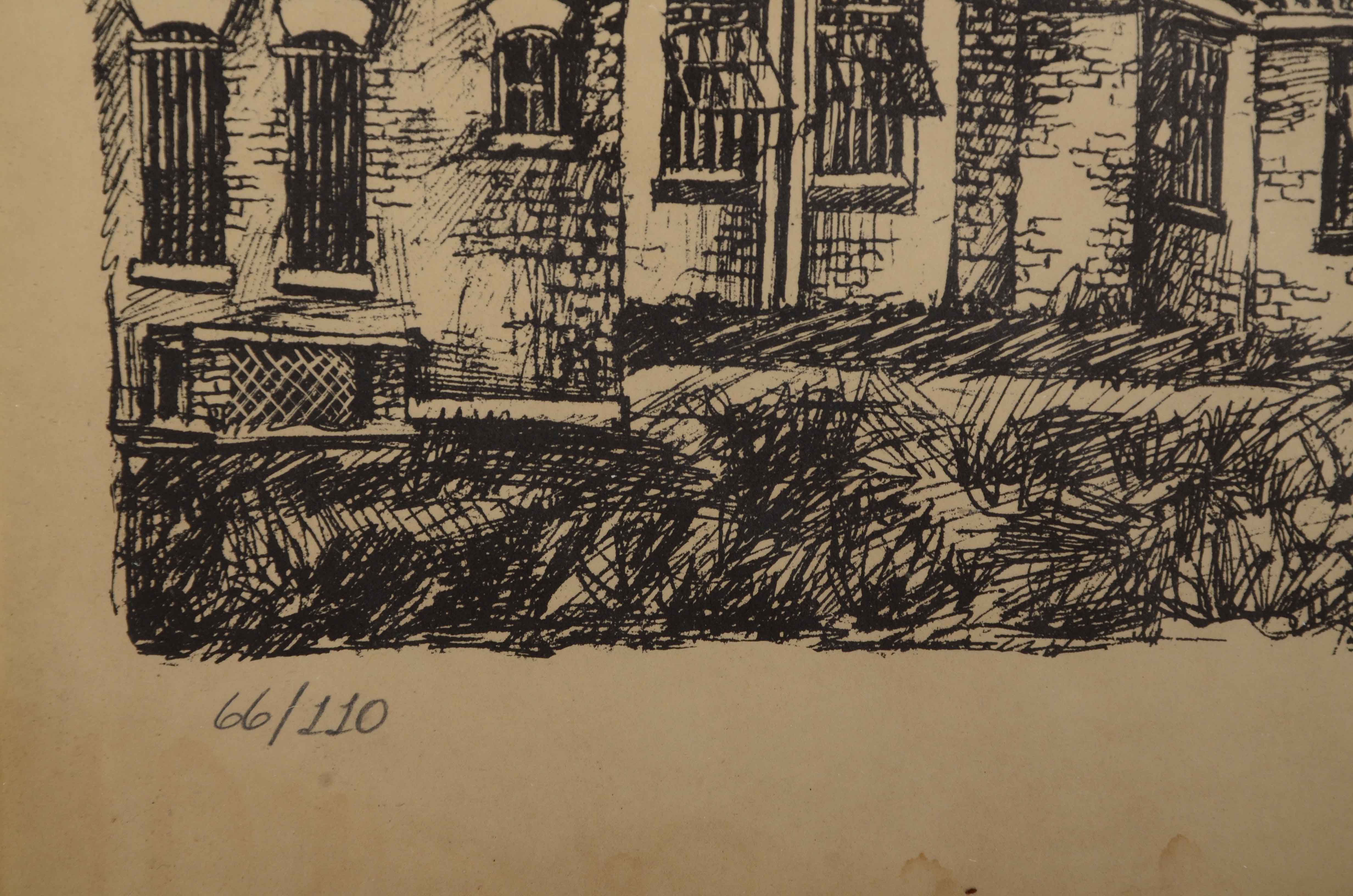 Fred Burkhart Limited Edition Lithographit Print "Made by Convict Labor"