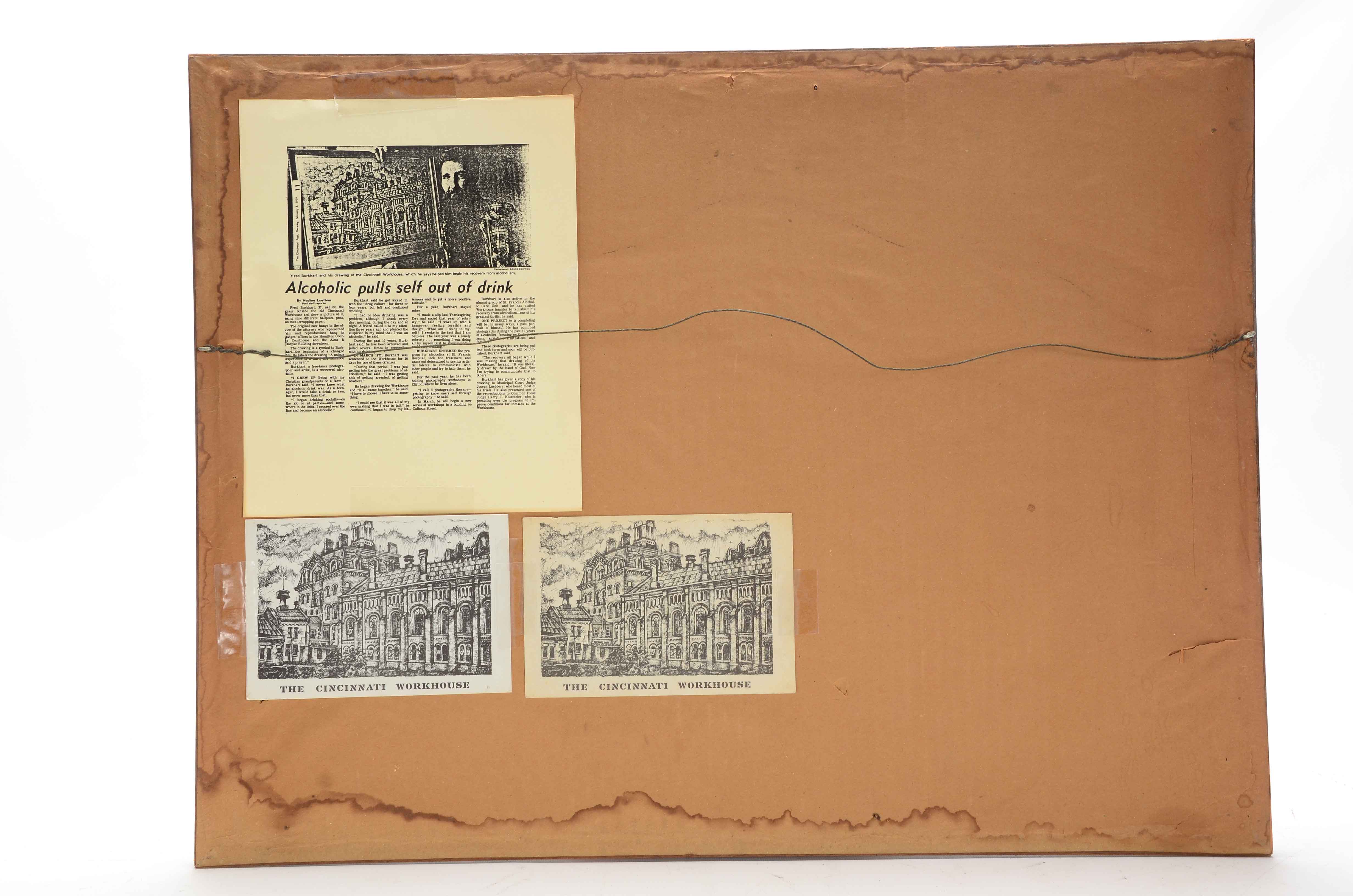 Fred Burkhart Limited Edition Lithographit Print "Made by Convict Labor"