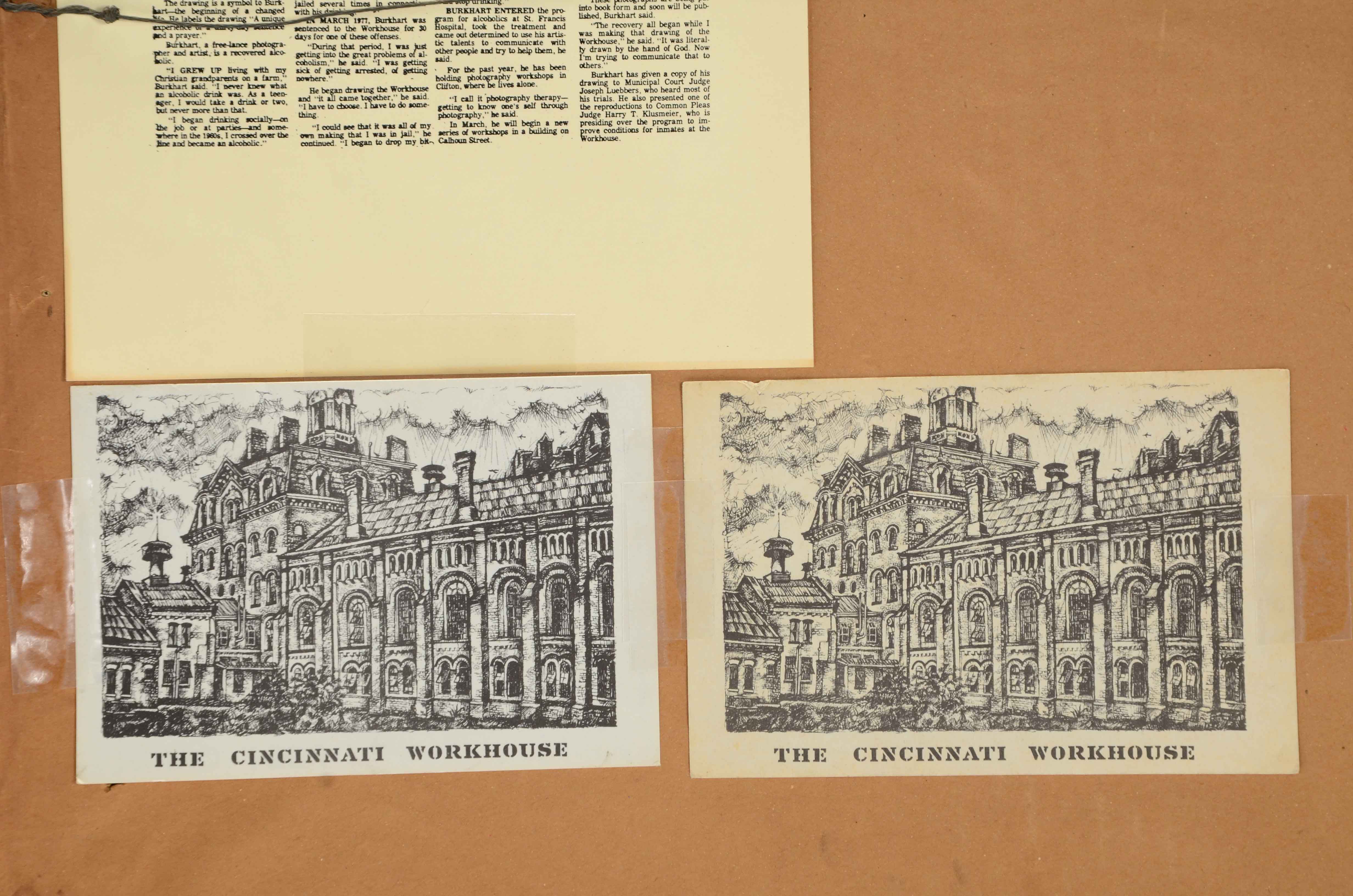 Fred Burkhart Limited Edition Lithographit Print "Made by Convict Labor"