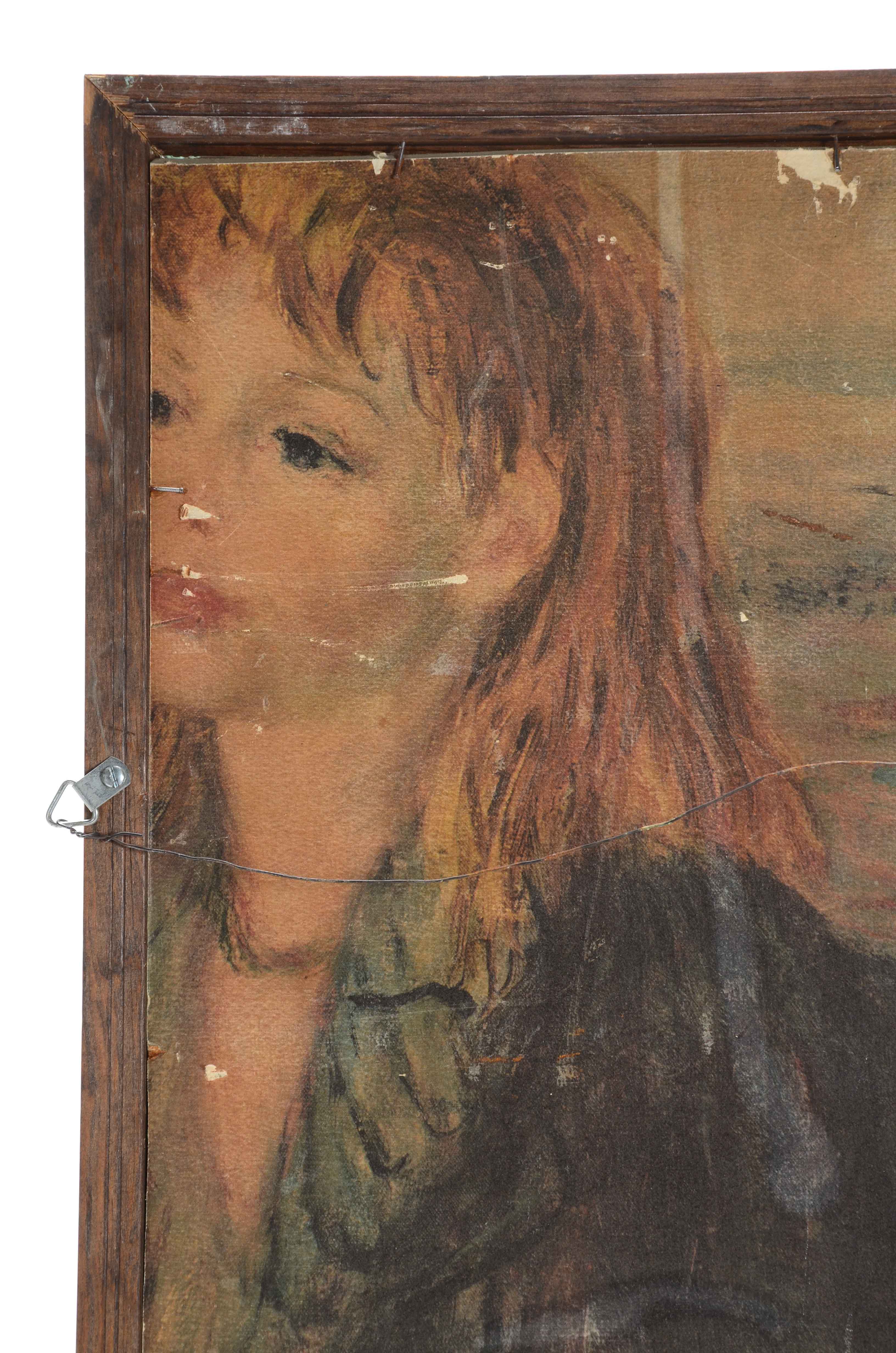 Vintage Signed Copy Drawing after Giovani Battiste Piazetta "Youth in a Cap"