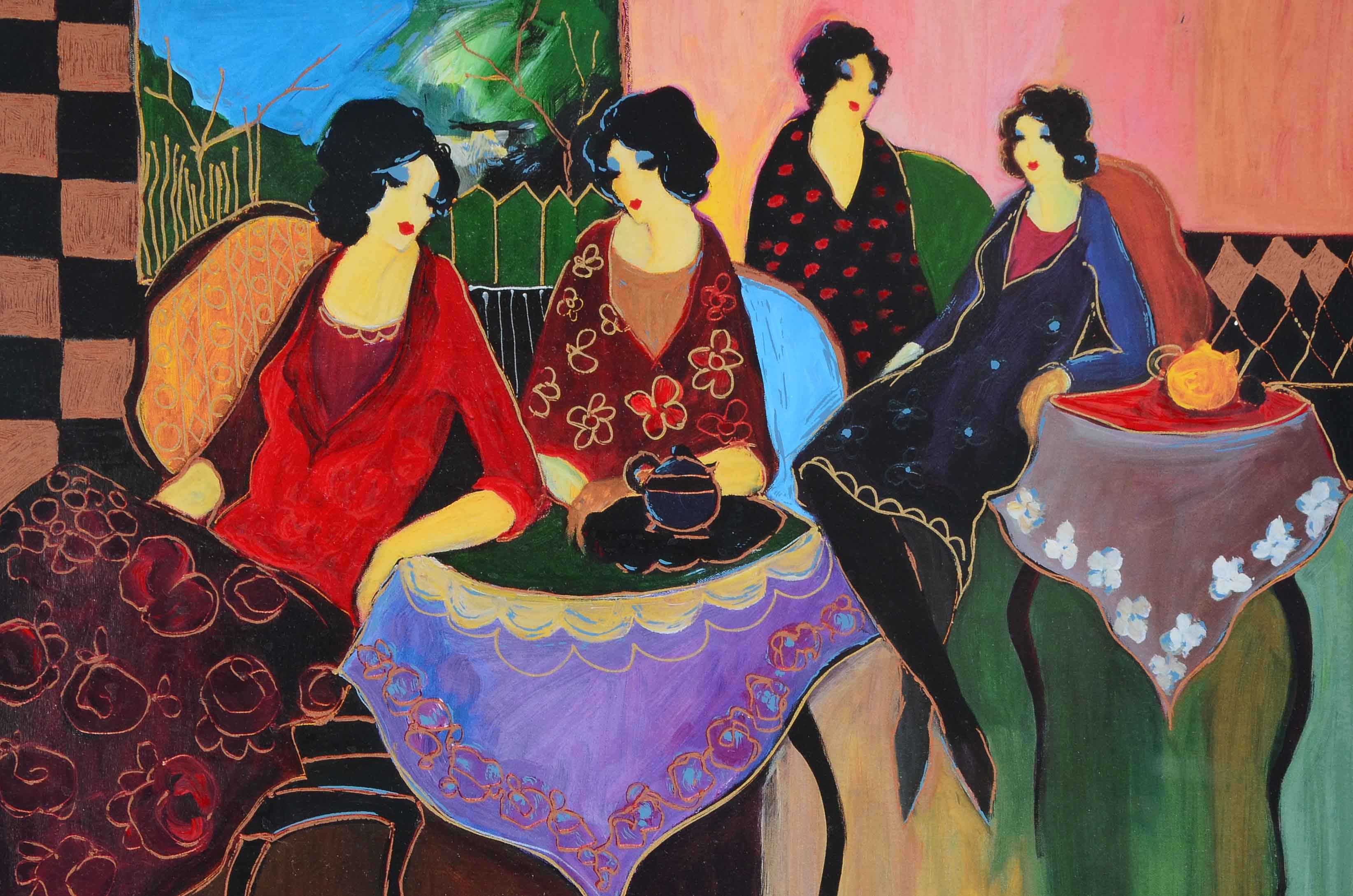 Itzchak Tarkay Seriolithograph "Two by Two"