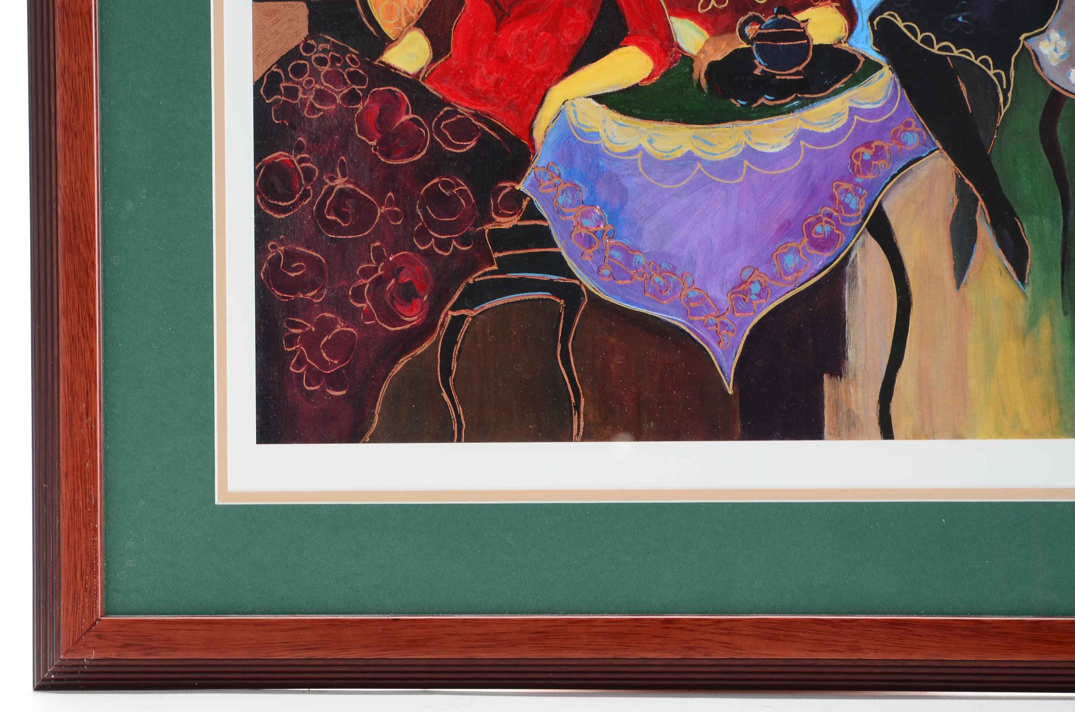 Itzchak Tarkay Seriolithograph "Two by Two"