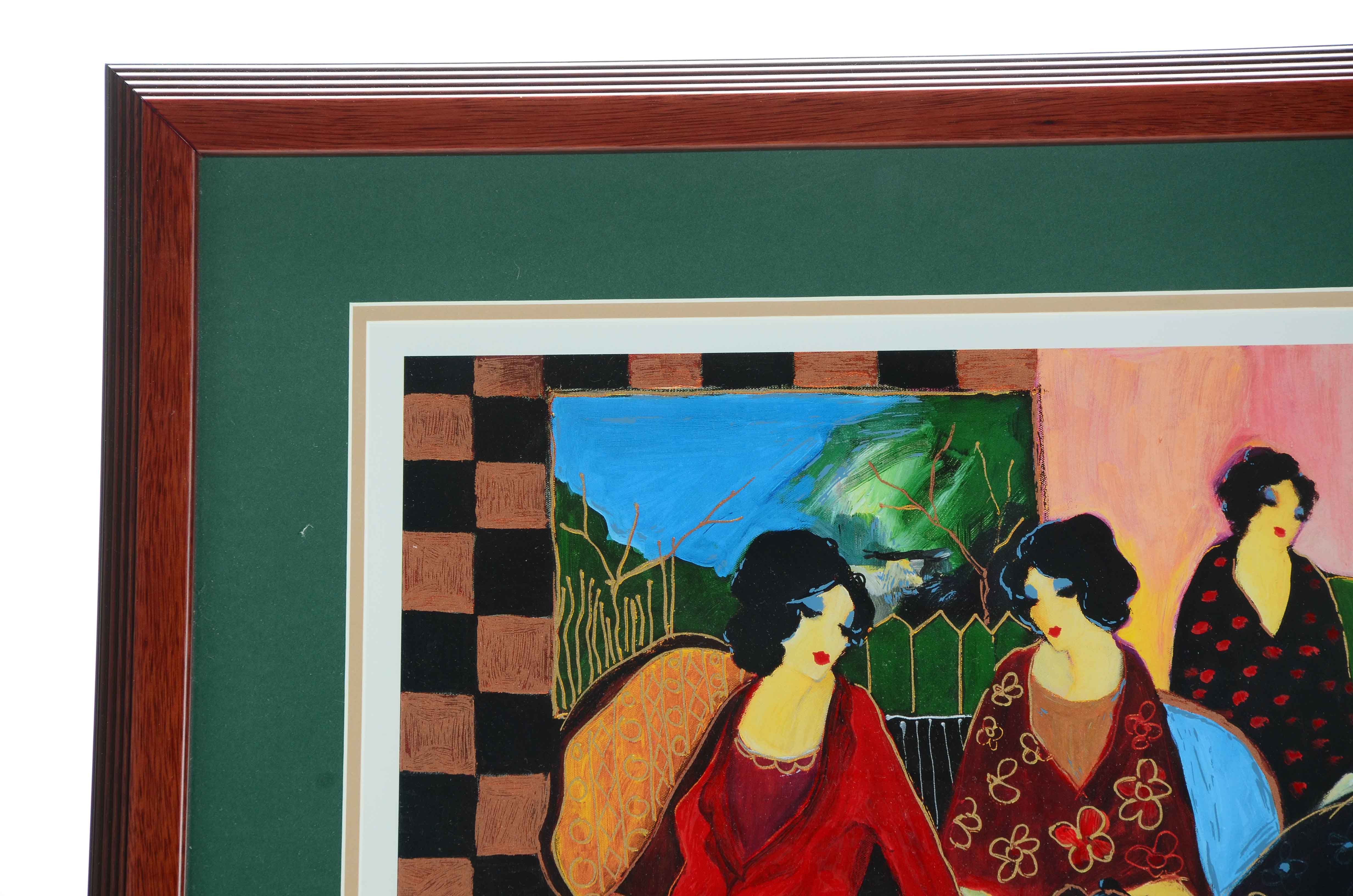 Itzchak Tarkay Seriolithograph "Two by Two"