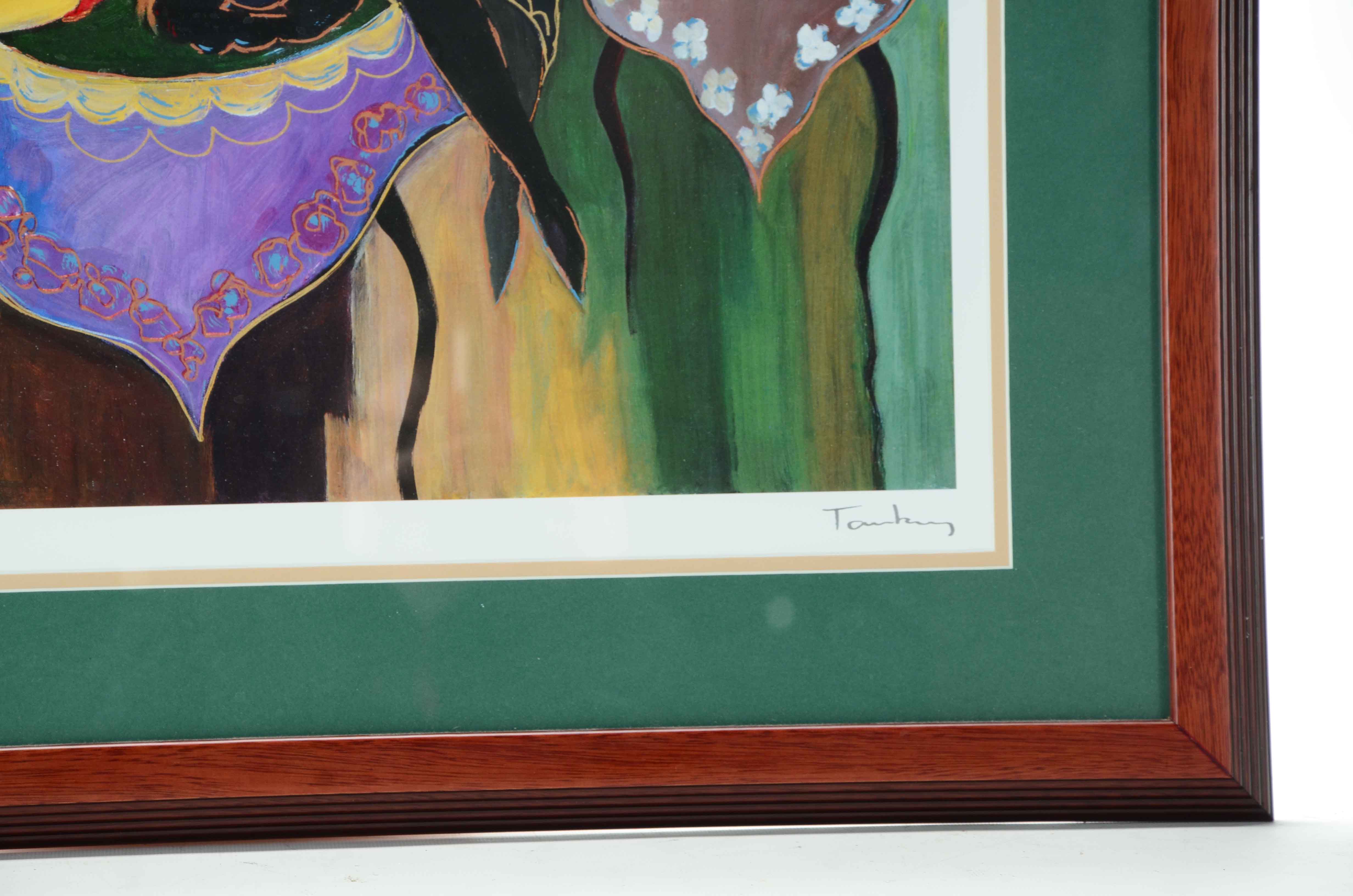 Itzchak Tarkay Seriolithograph "Two by Two"