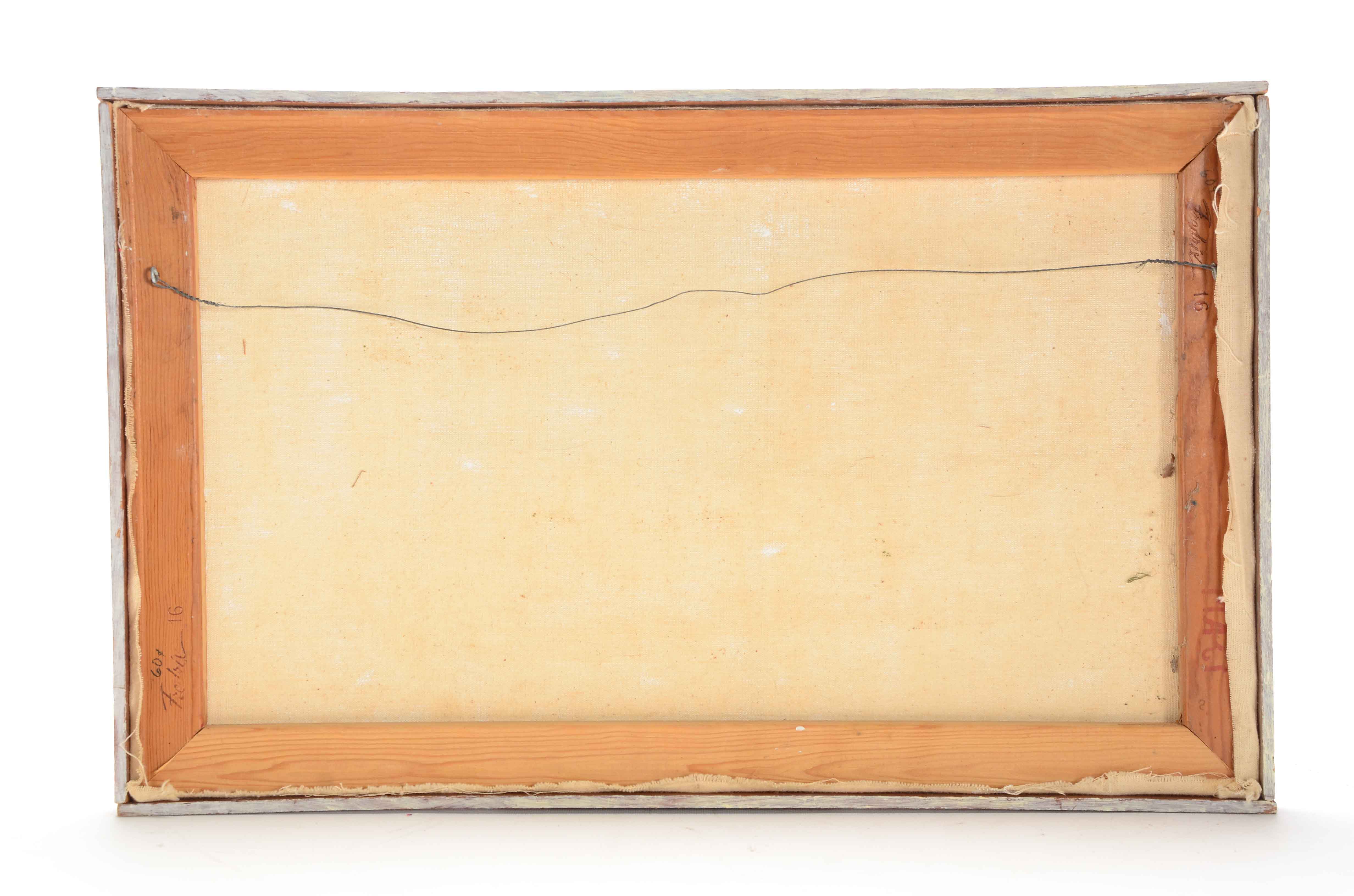 Signed Copy Painting after Theodore Rousseau "Under the Birches, Evening"