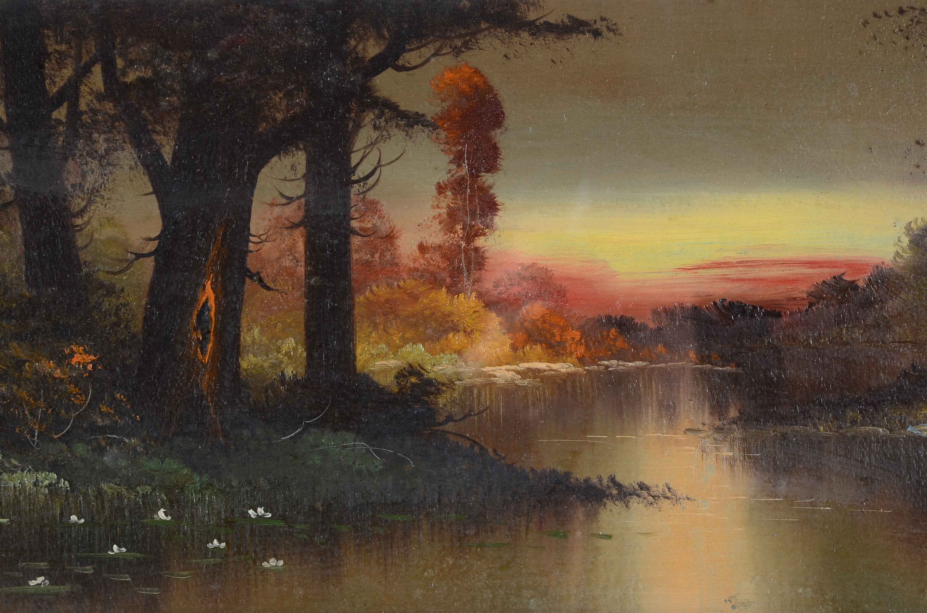 Oil Painting on Board of a Landscape