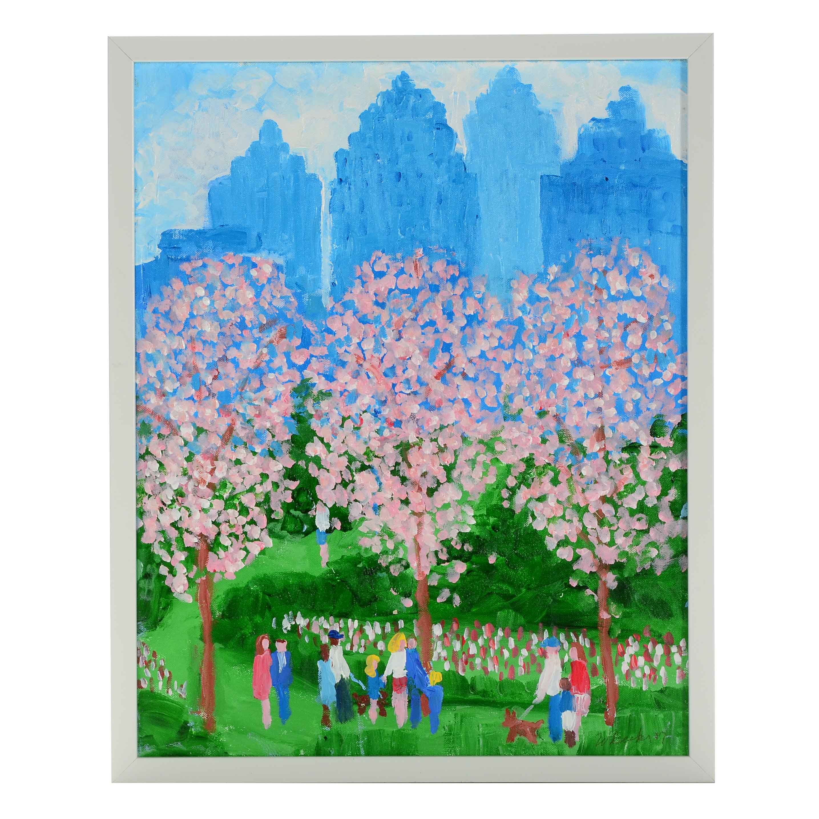 Will Becker Acrylic on Canvas Painting